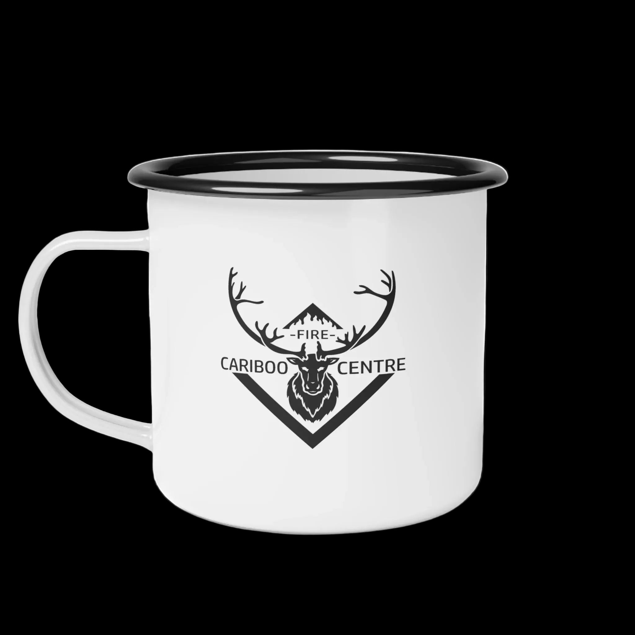 Cariboo Fire Centre Custom Rustic Enamel Camp Cup - 12oz
