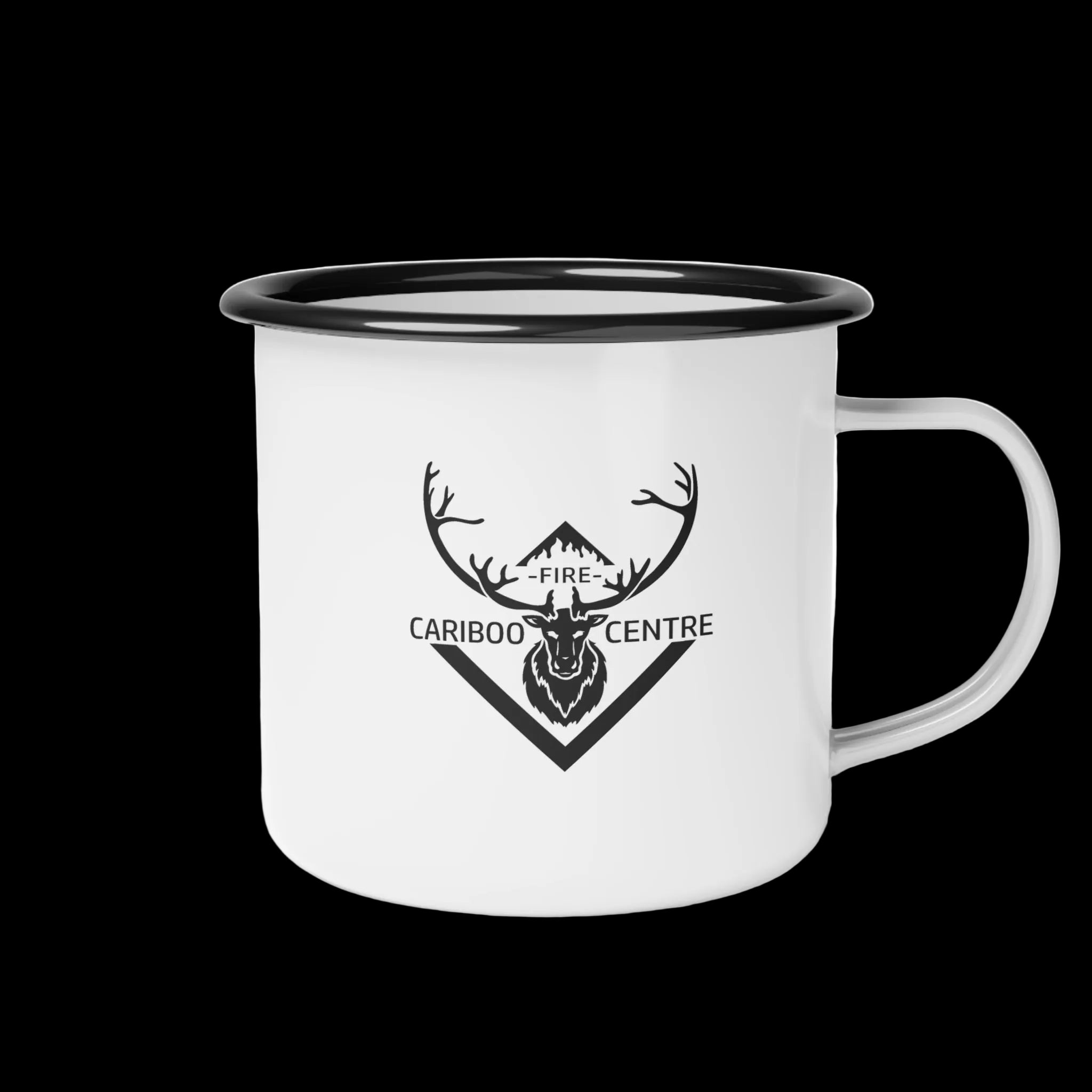 Cariboo Fire Centre Custom Rustic Enamel Camp Cup - 12oz