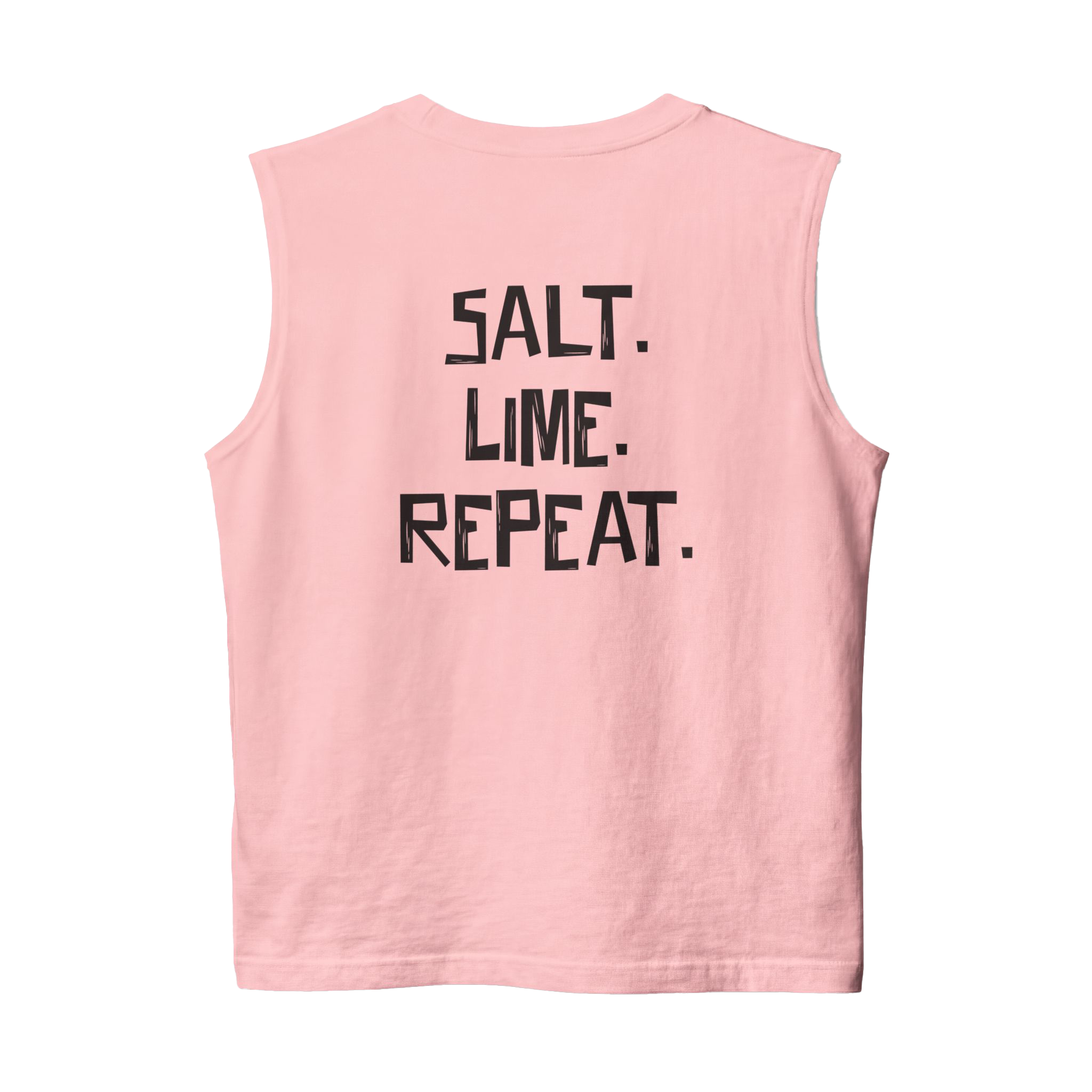 Tequila Tank Top — "Salt. Lime. Repeat." Muscle Tank