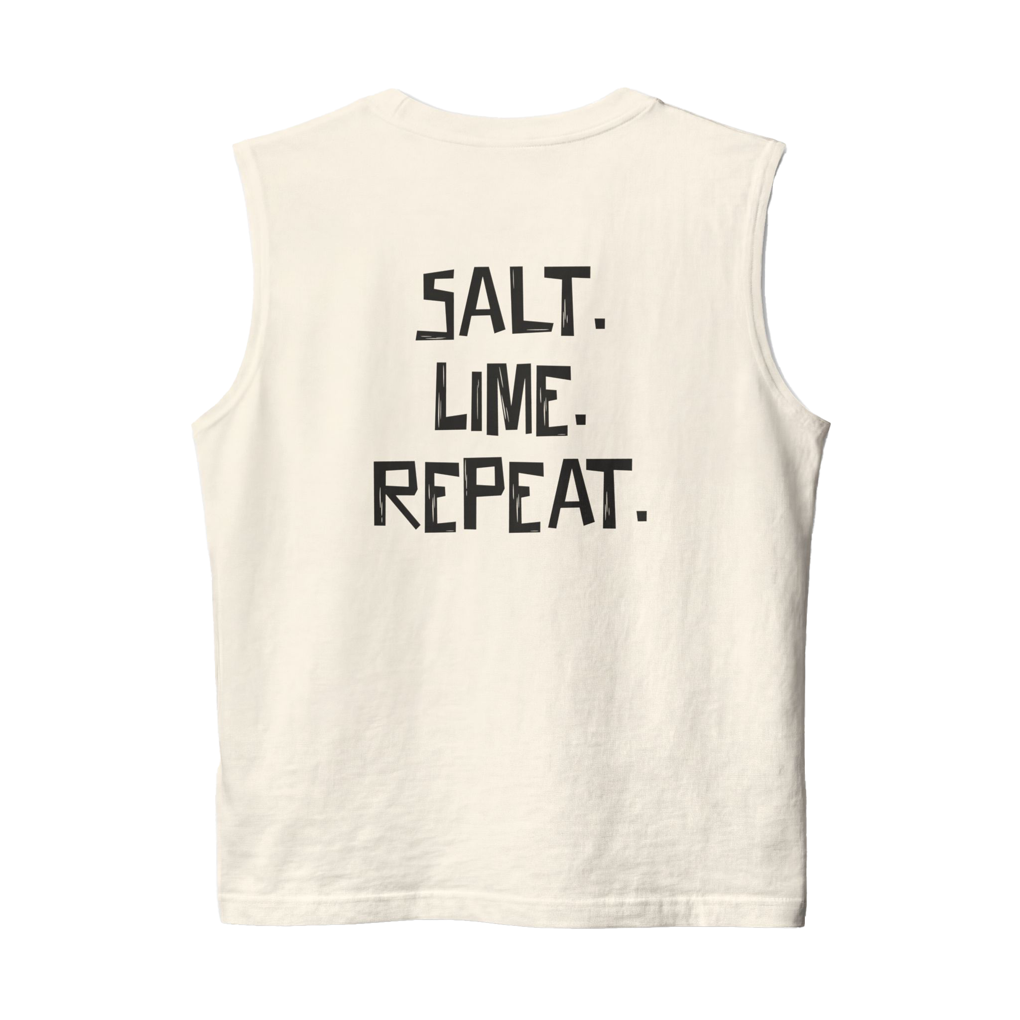 Tequila Tank Top — "Salt. Lime. Repeat." Muscle Tank