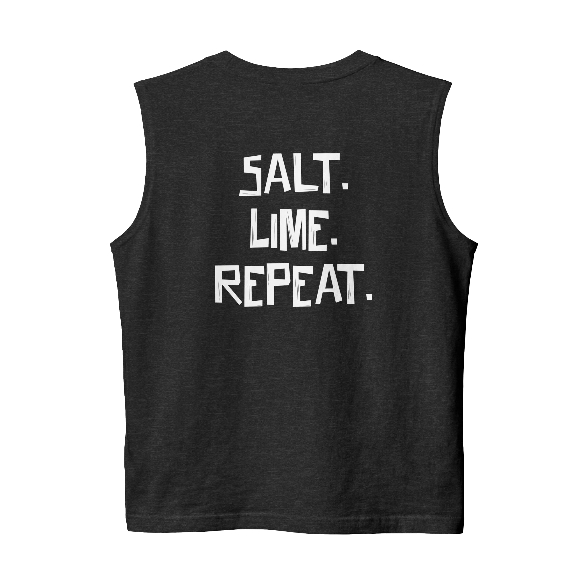 Tequila Tank Top — "Salt. Lime. Repeat." Muscle Tank