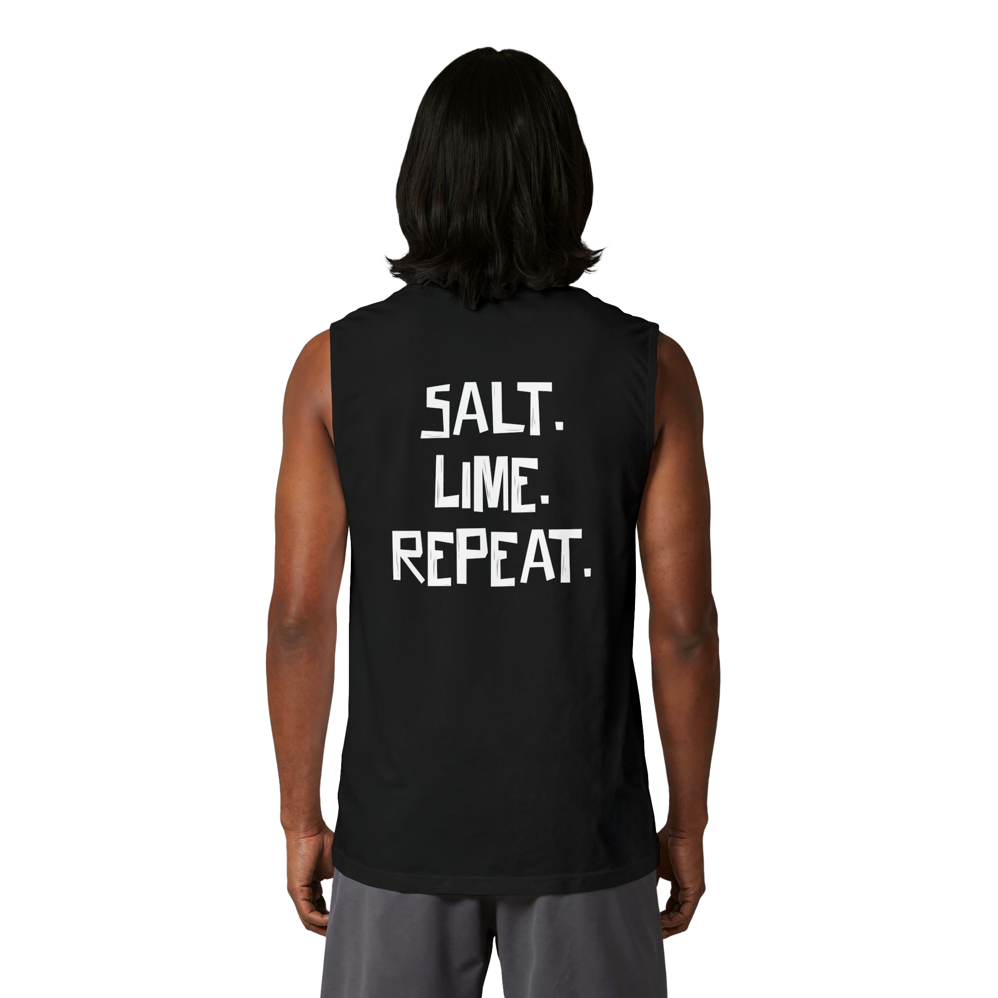 Tequila Tank Top — "Salt. Lime. Repeat." Muscle Tank