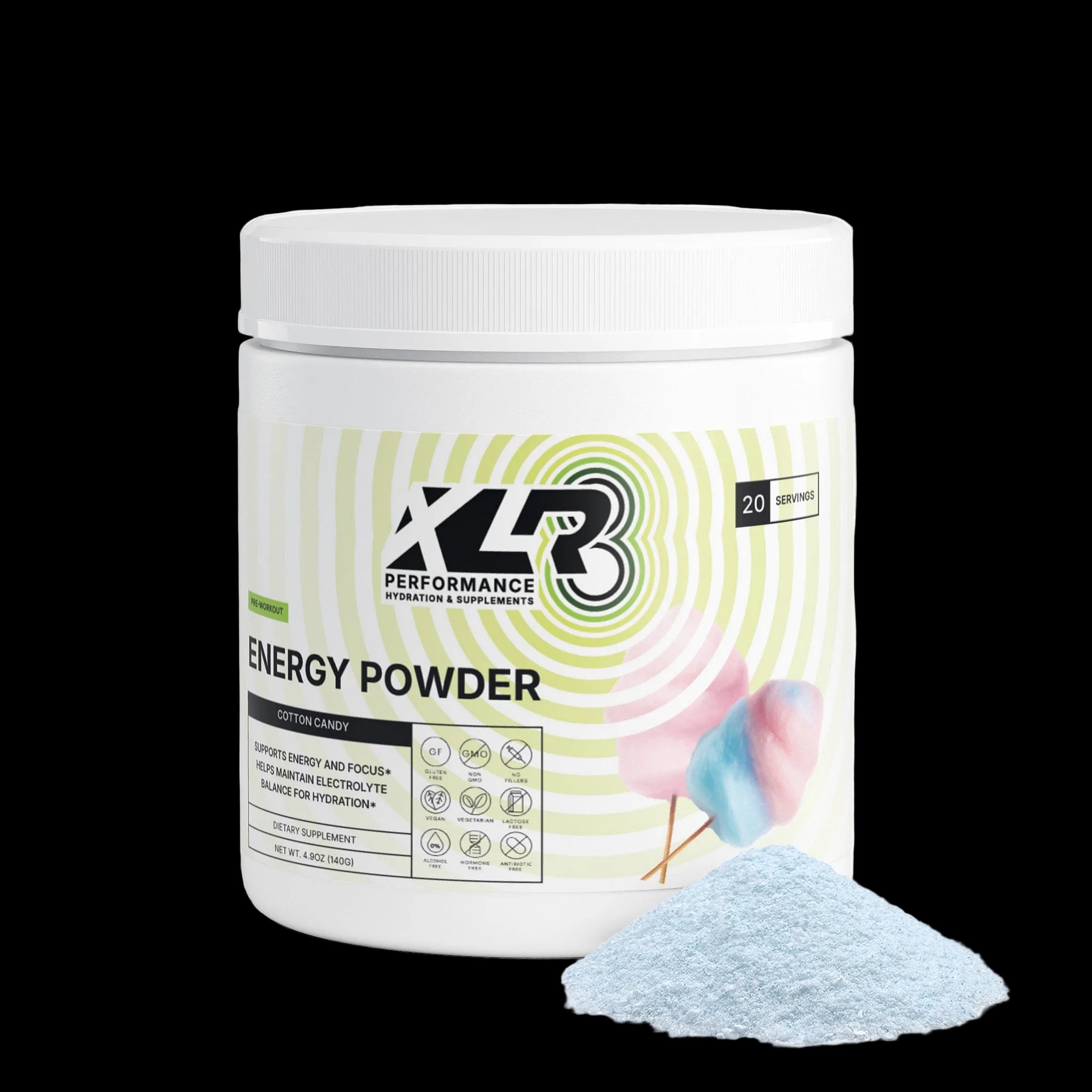 XLR8 Energy Powder (Cotton Candy)