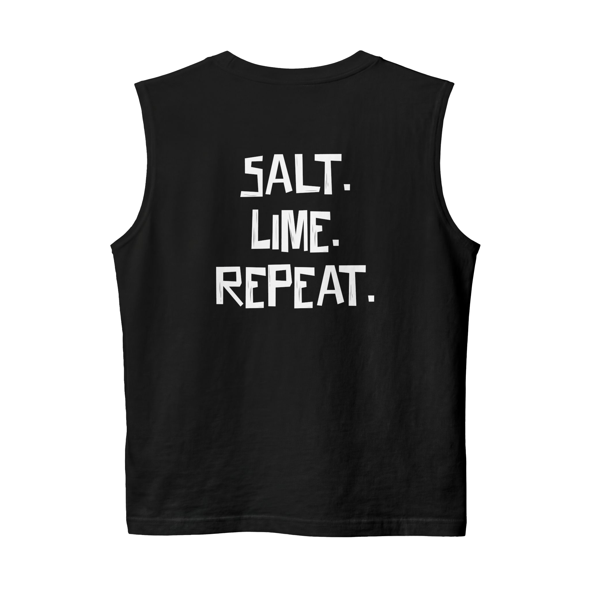 Tequila Tank Top — "Salt. Lime. Repeat." Muscle Tank