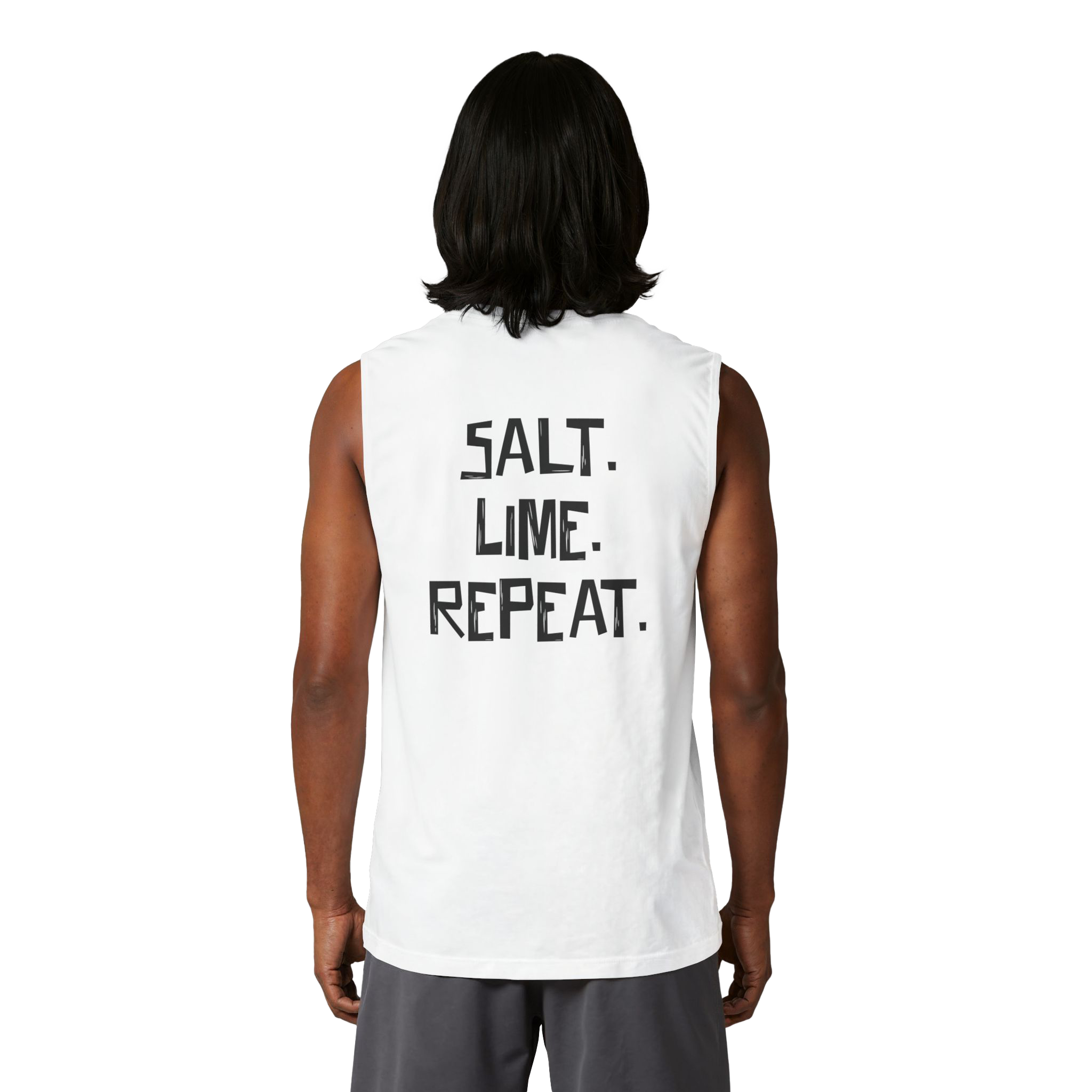 Tequila Tank Top — "Salt. Lime. Repeat." Muscle Tank