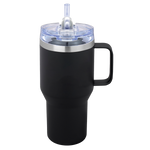 Apex 30oz Vacuum Travel Mug - 12 Pack - Black - Customizable