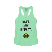 Tequila Republic Salt. Lime. Repeat. Women's Racerback Tank