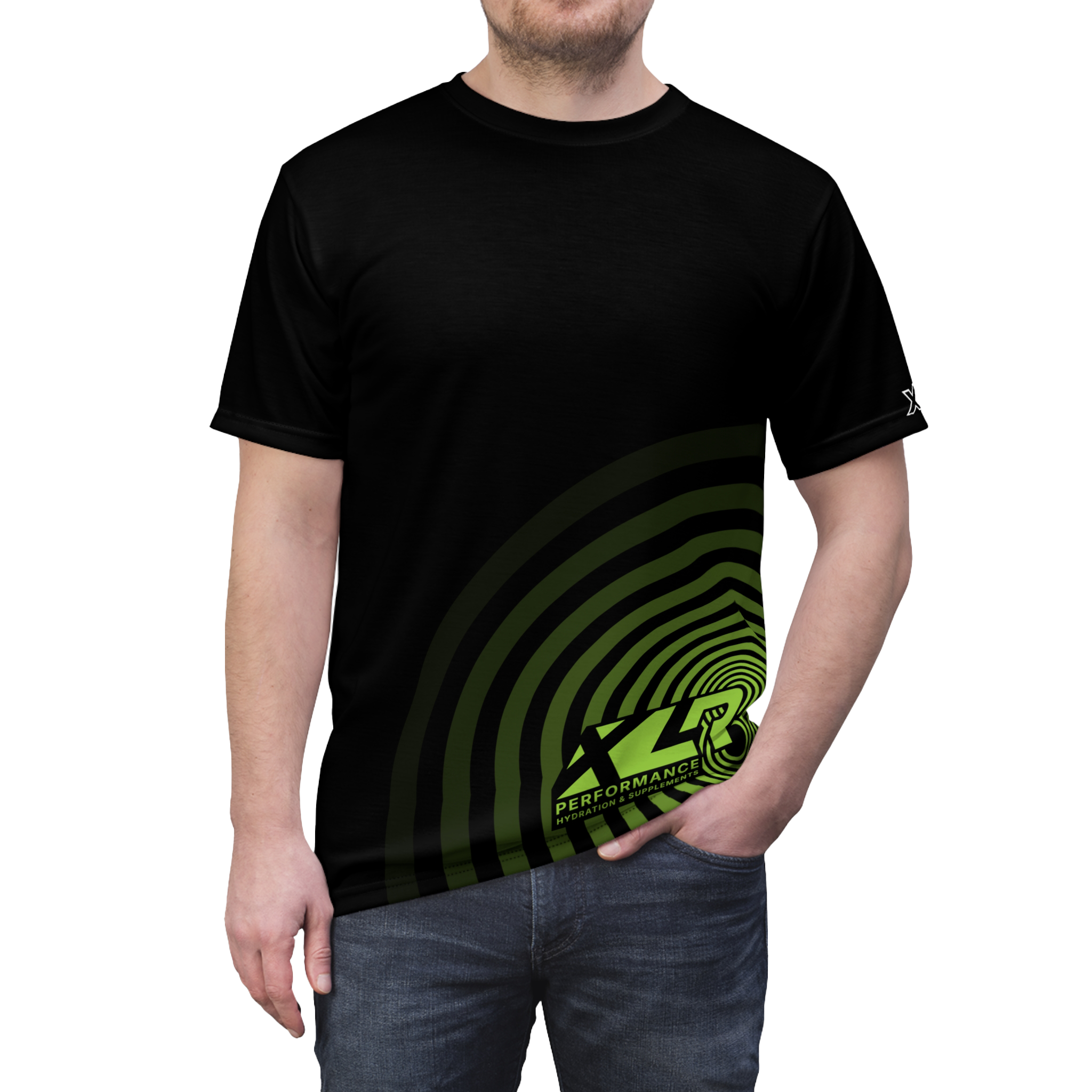 XLR8 Wave Performance Tee - Black