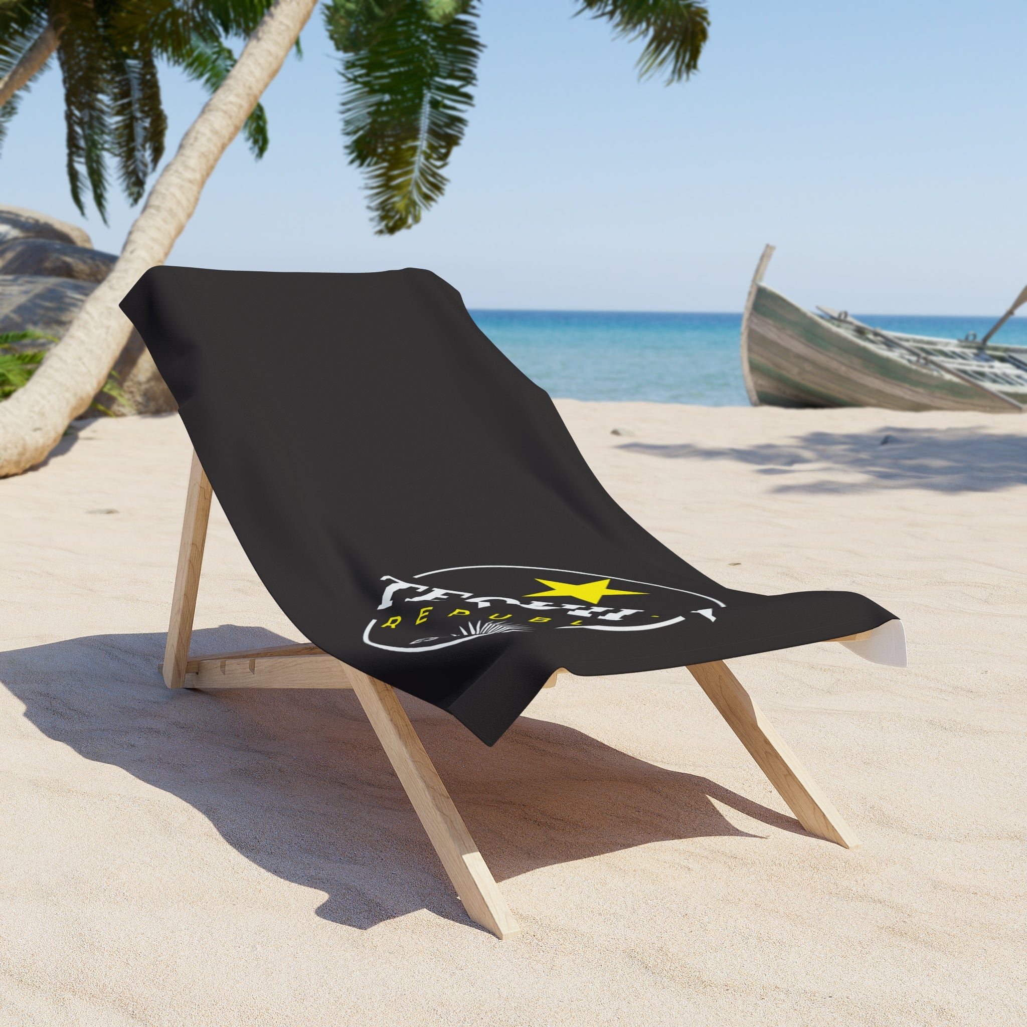 Tequila Republic On the Rocks Beach Towel