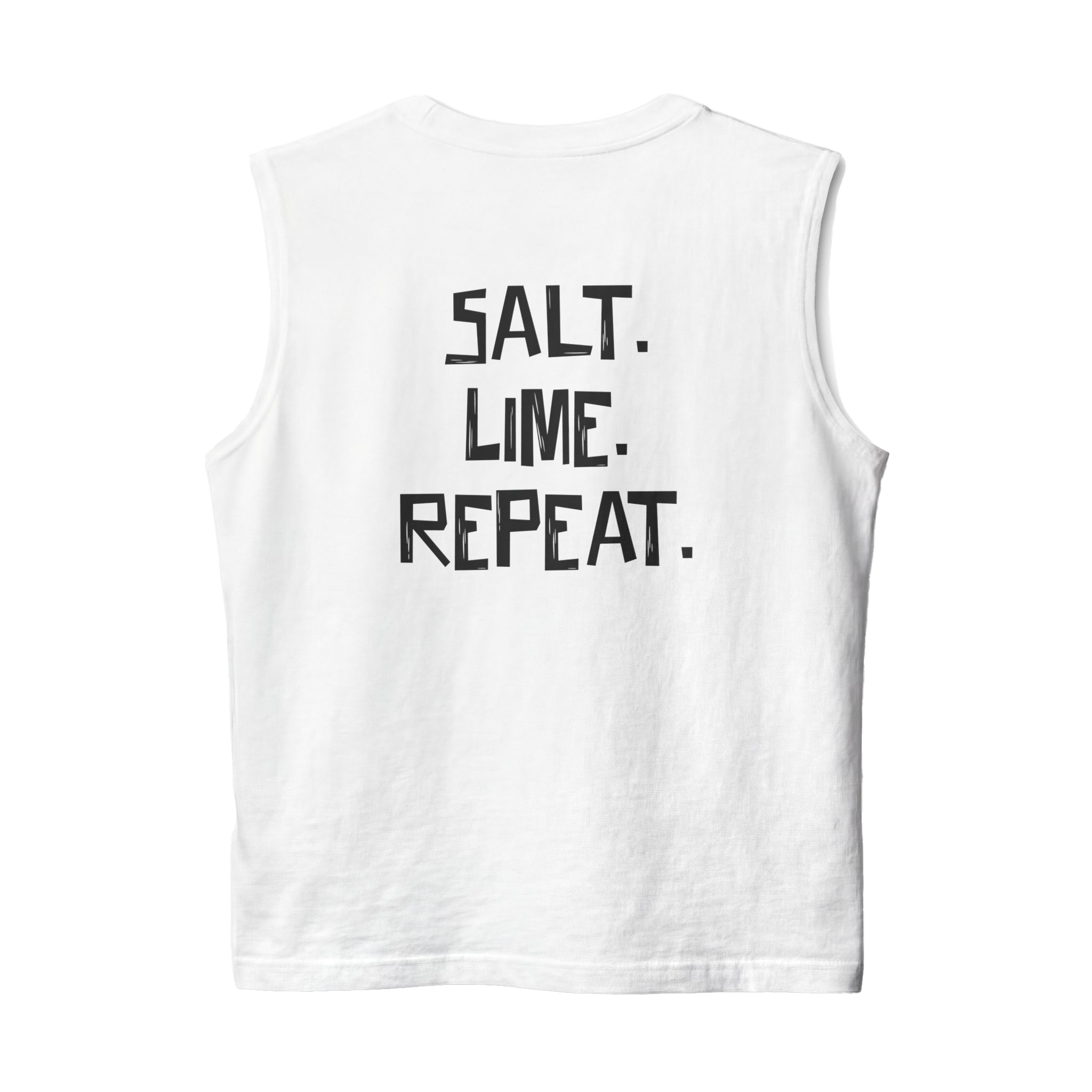 Tequila Tank Top — "Salt. Lime. Repeat." Muscle Tank
