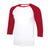 ATC Eurospun Baseball Two Tone T-Shirt - Men's Sizing XS-4XL - White/Red
