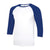 ATC Eurospun Baseball Two Tone T-Shirt - Men's Sizing XS-4XL - White/Royal