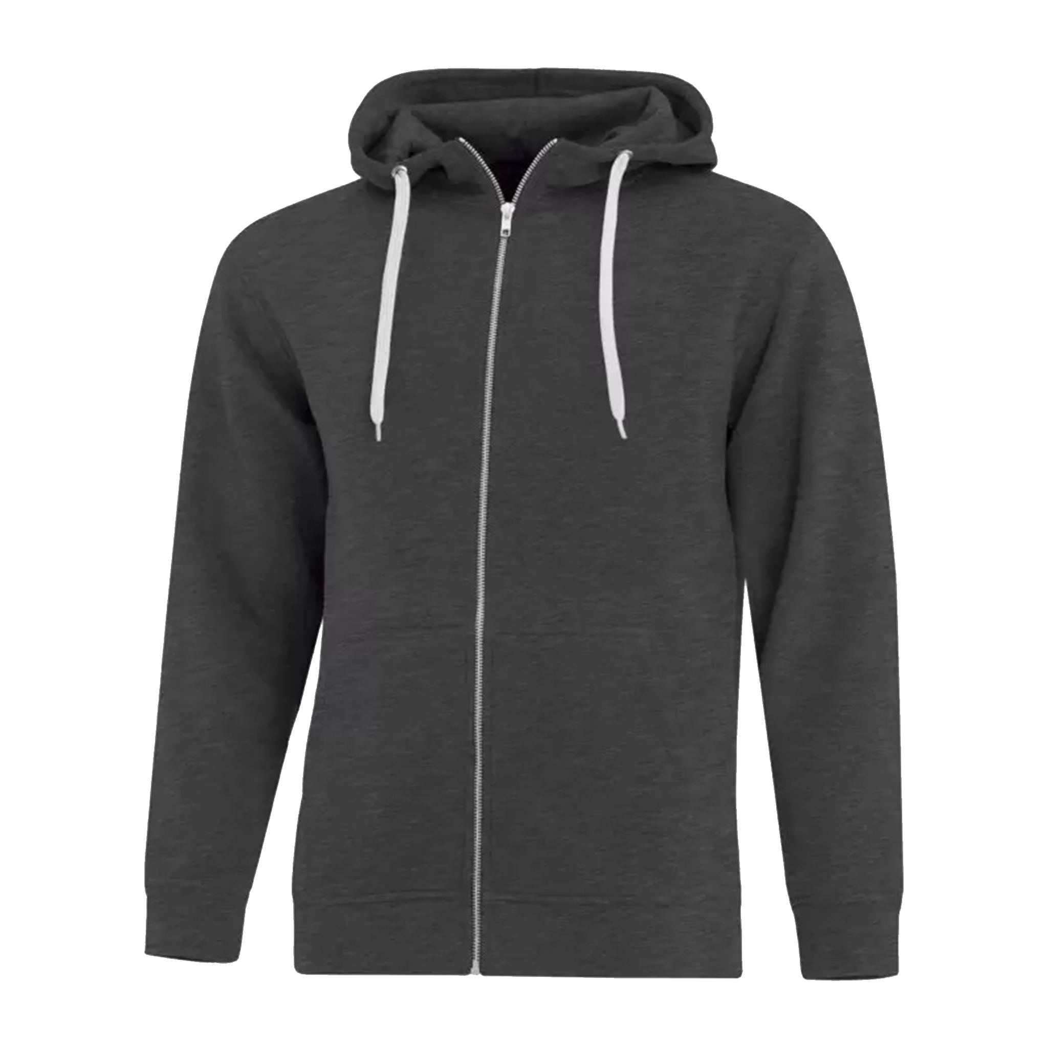 ATC Esactive Core Full Zip Hoodie - Adult Unisex Sizing XS-4XL - Dark Grey