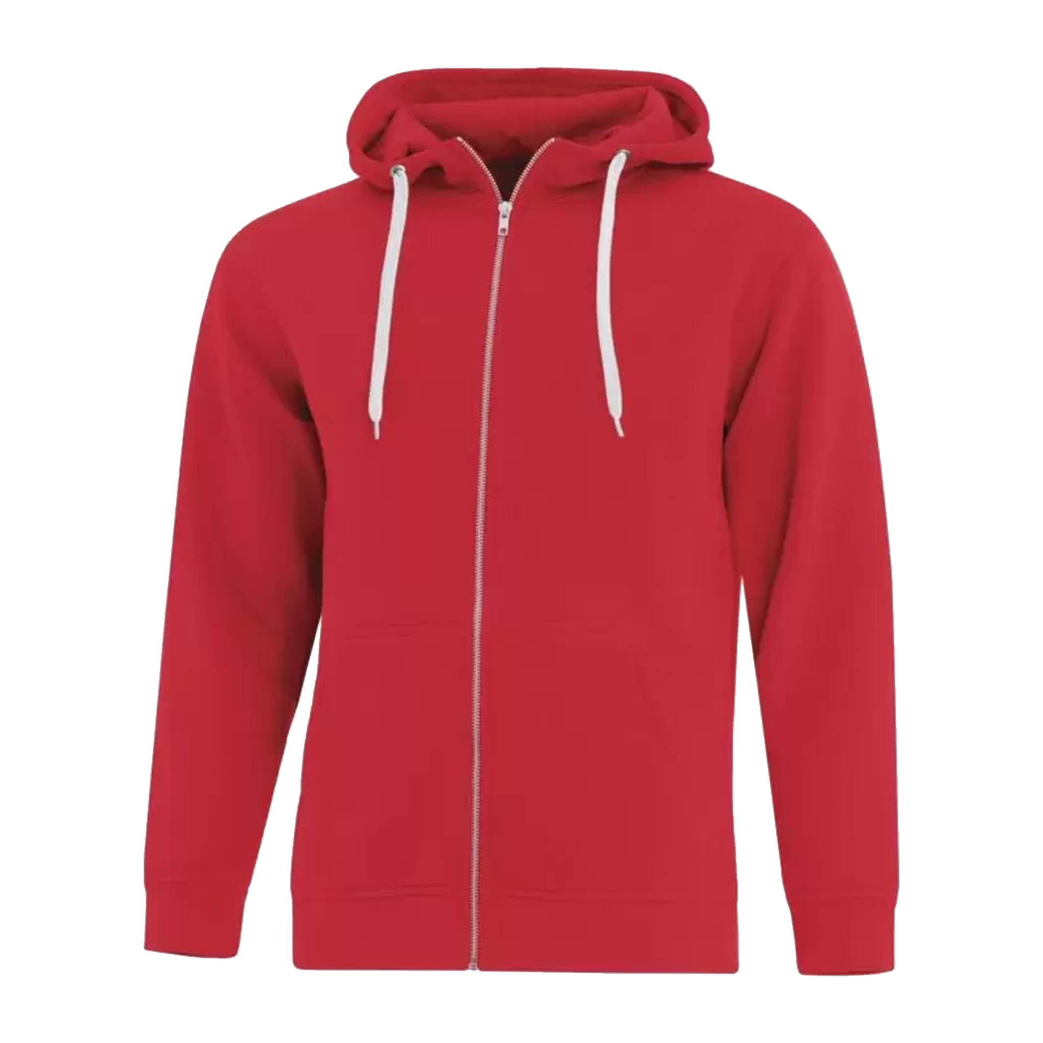 ATC Esactive Core Full Zip Hoodie - Adult Unisex Sizing XS-4XL - Red