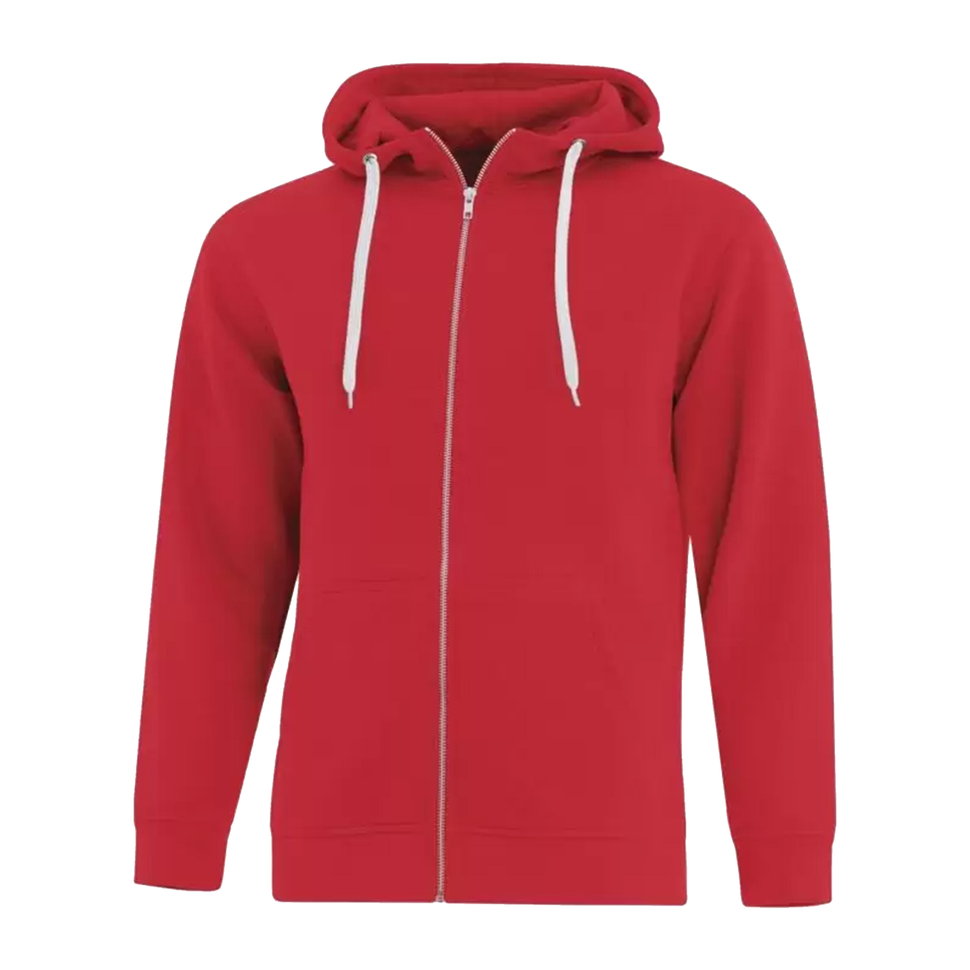 ATC Esactive Core Full Zip Hoodie - Adult Unisex Sizing XS-4XL - Red