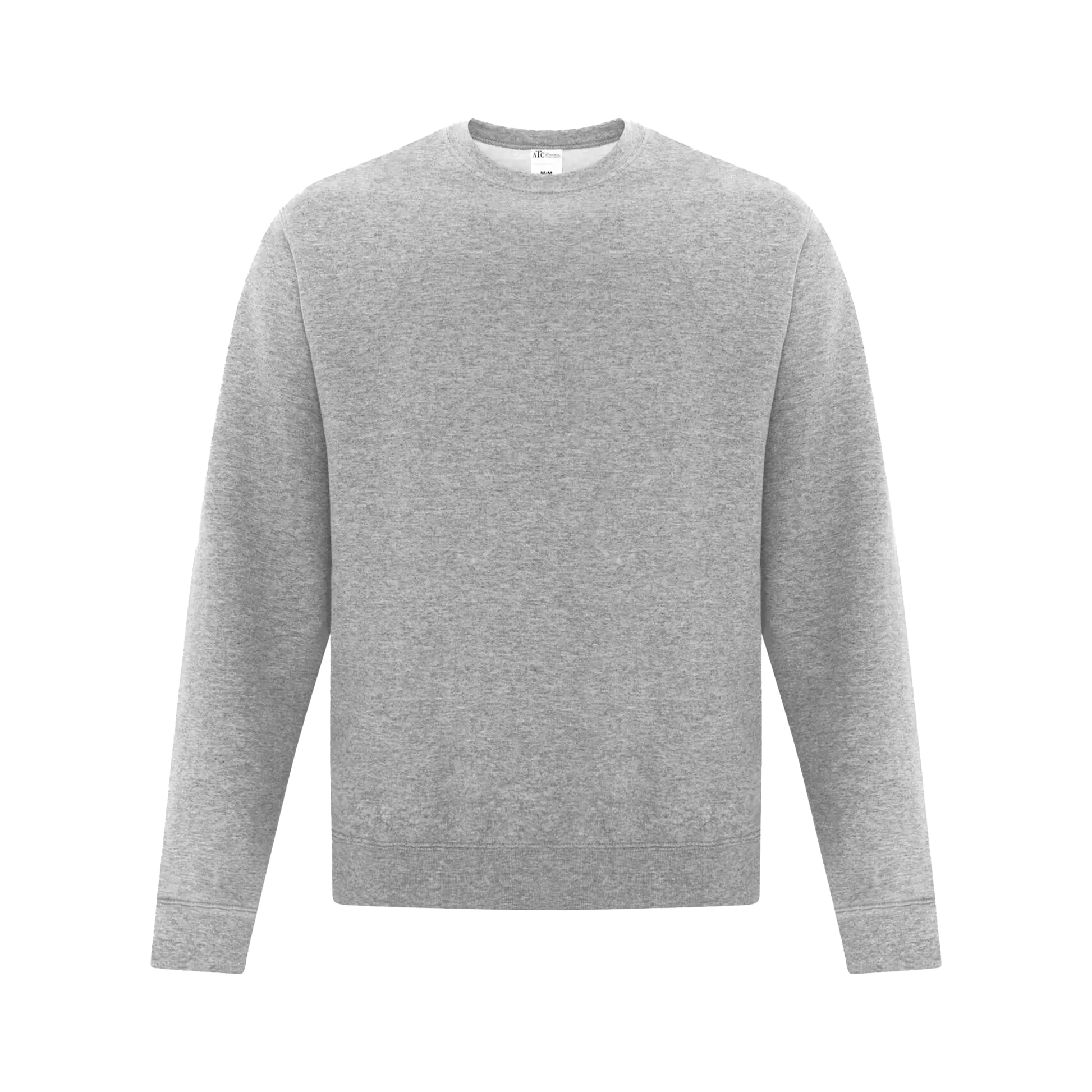 ATC Everyday Fleece Crewneck Sweatshirt - Adult Unisex Sizing S-4XL - Athletic Grey
