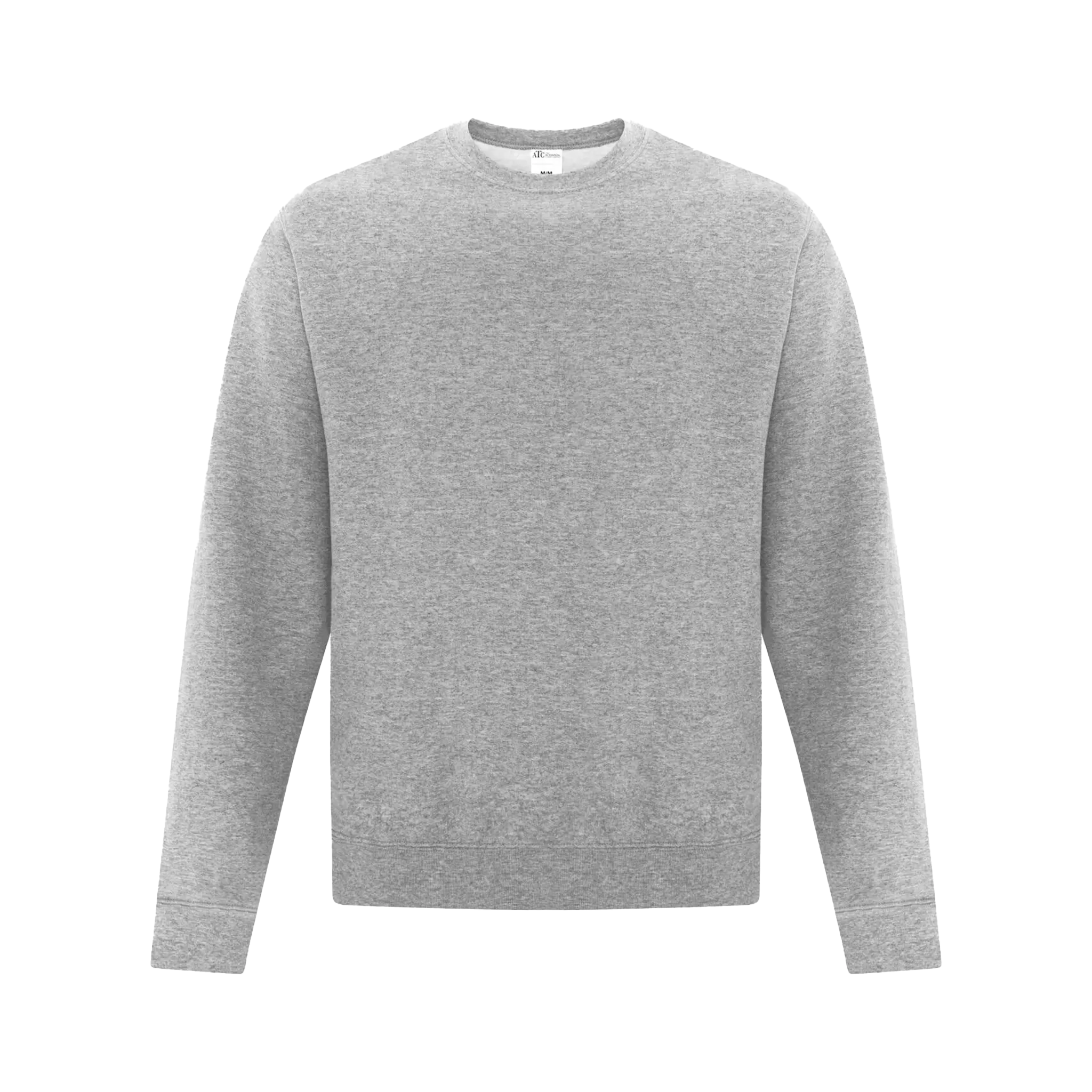ATC Everyday Fleece Crewneck Sweatshirt - Adult Unisex Sizing S-4XL - Athletic Grey