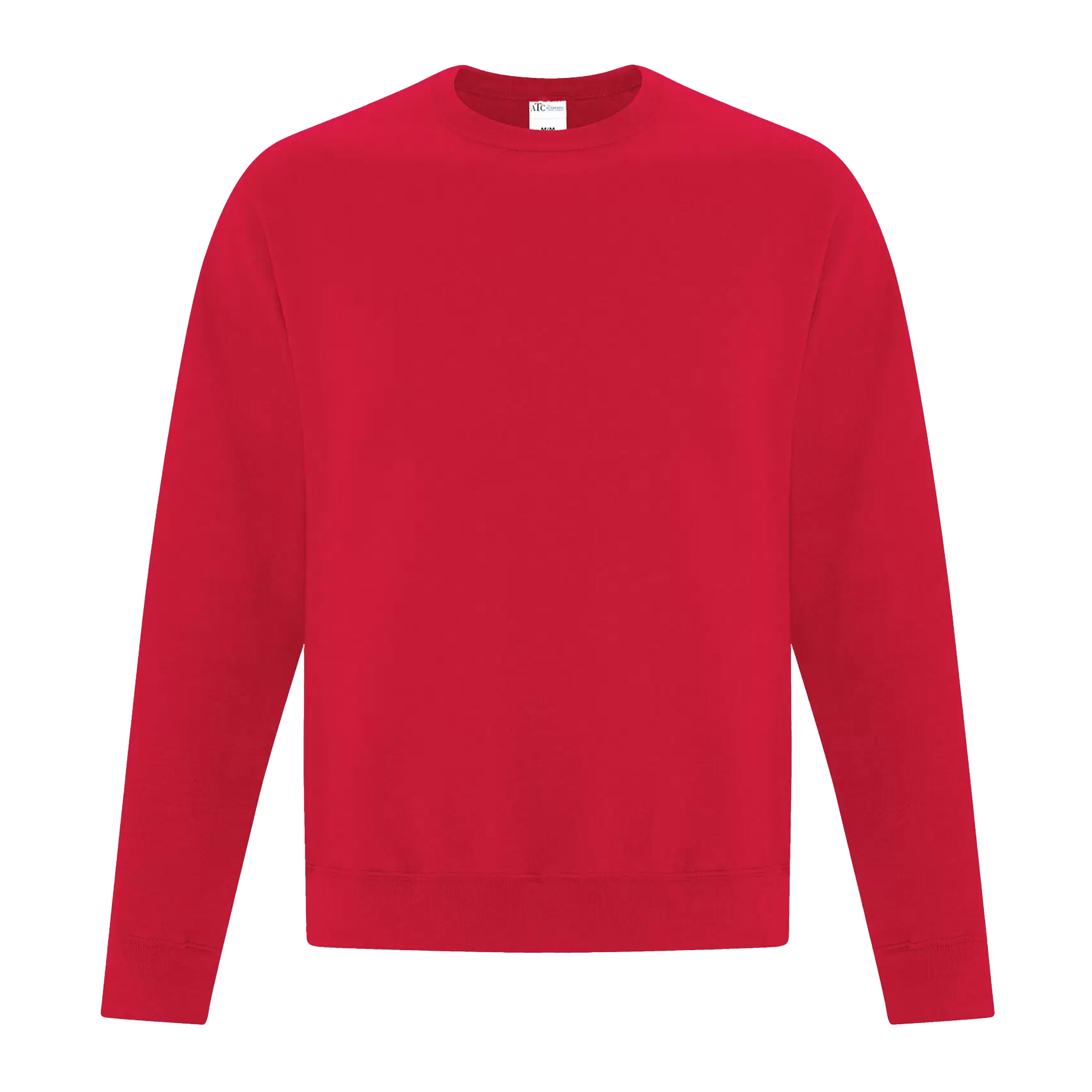 ATC Everyday Fleece Crewneck Sweatshirt - Adult Unisex Sizing S-4XL - Red