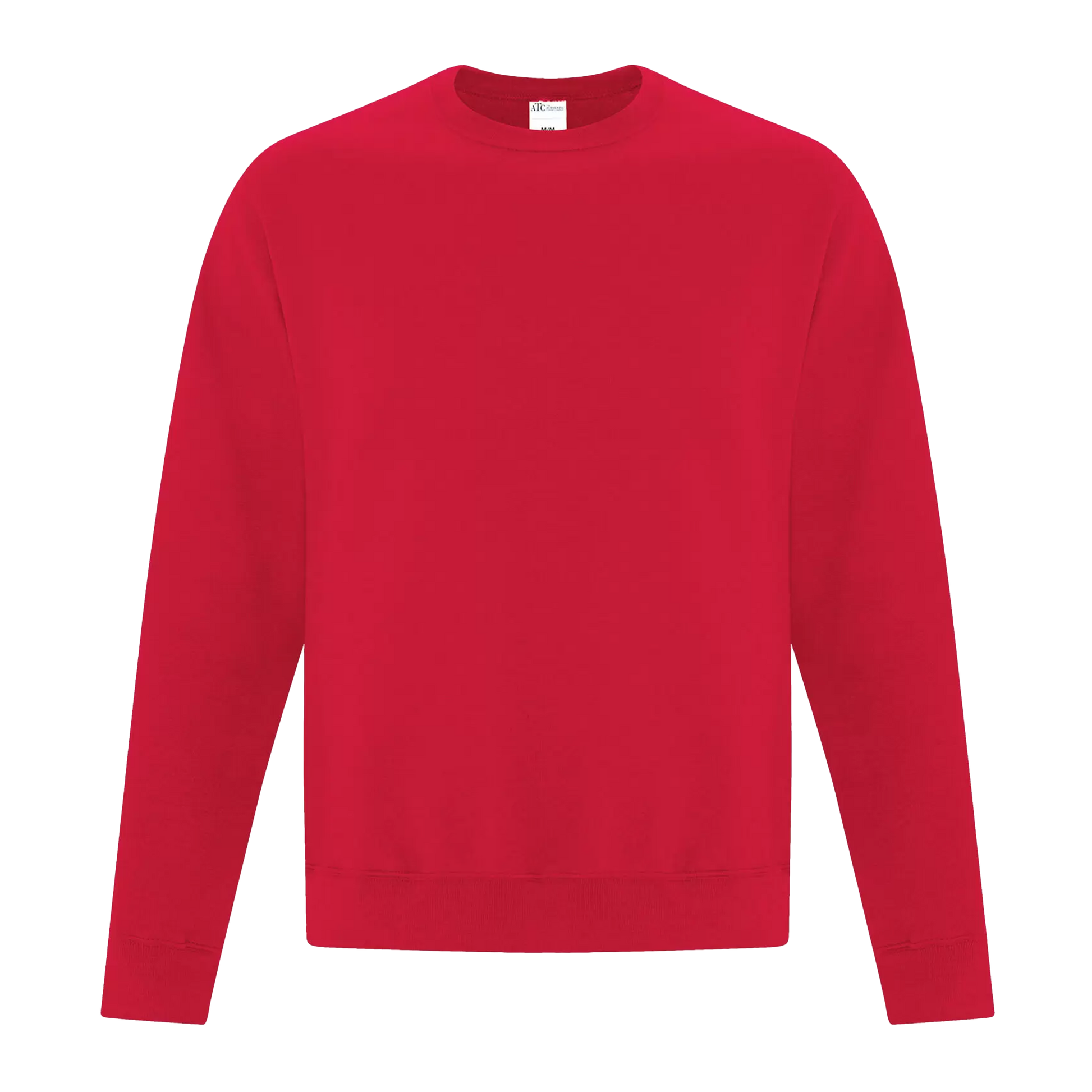 ATC Everyday Fleece Crewneck Sweatshirt - Adult Unisex Sizing S-4XL - Red