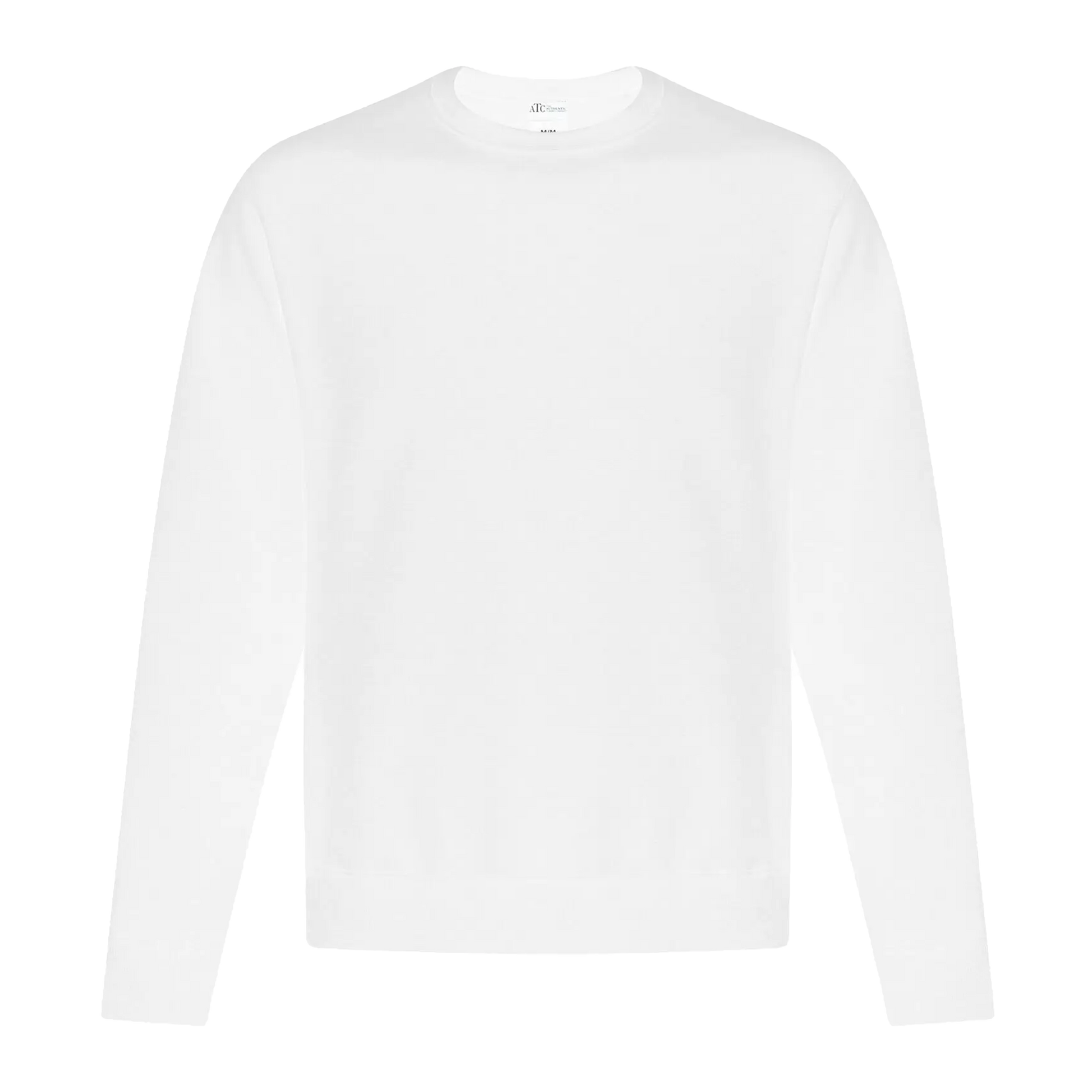 ATC Everyday Fleece Crewneck Sweatshirt - Adult Unisex Sizing S-4XL - White