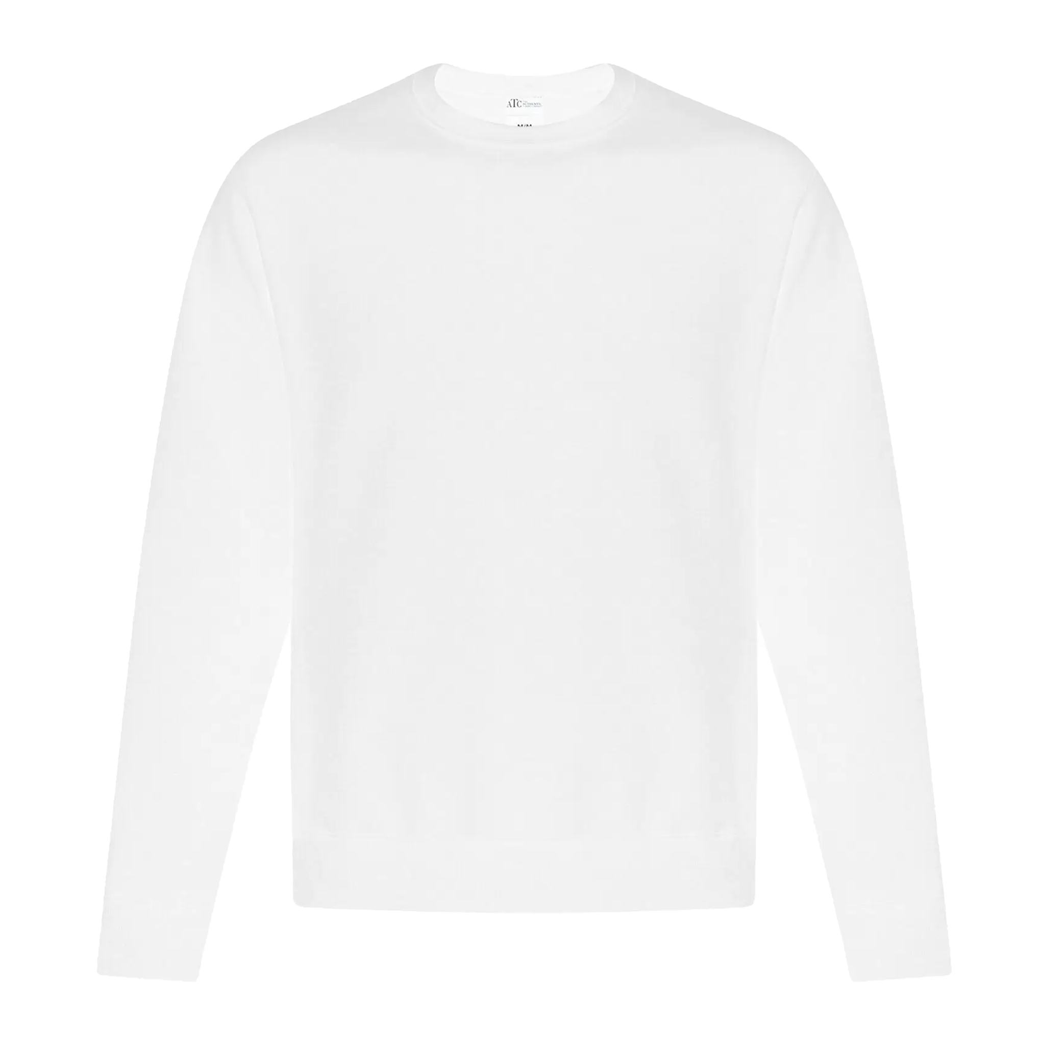 ATC Everyday Fleece Crewneck Sweatshirt - Adult Unisex Sizing S-4XL - White
