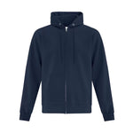 ATC Everyday Fleece Full Zip Hoodie - Adult Unisex Sizing S-4XL - Navy