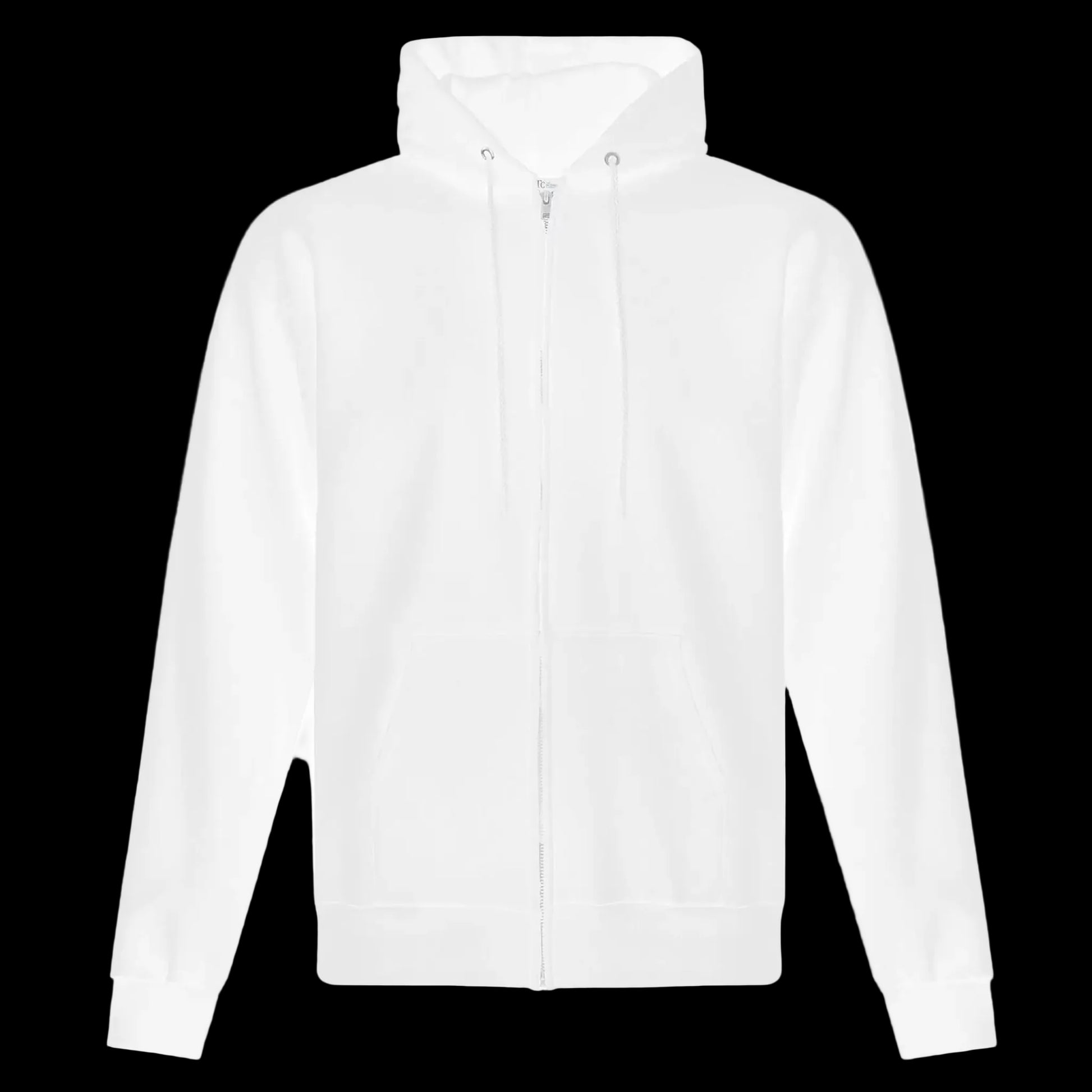 ATC Everyday Fleece Full Zip Hoodie - Adult Unisex Sizing S-4XL - White