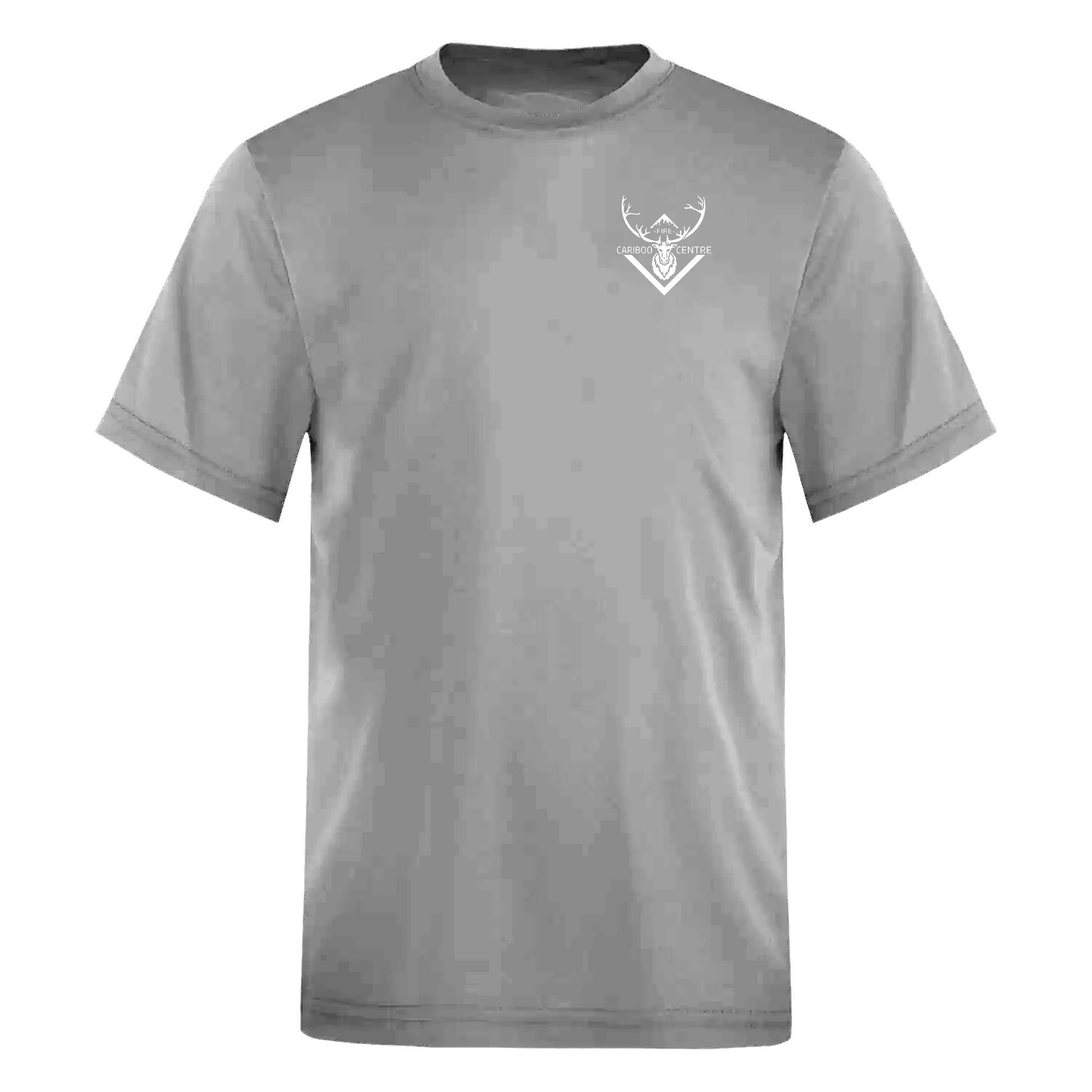 Cariboo Fire Centre T-Shirt - Front - Adult Unisex Sizing XS-4XL- Grey