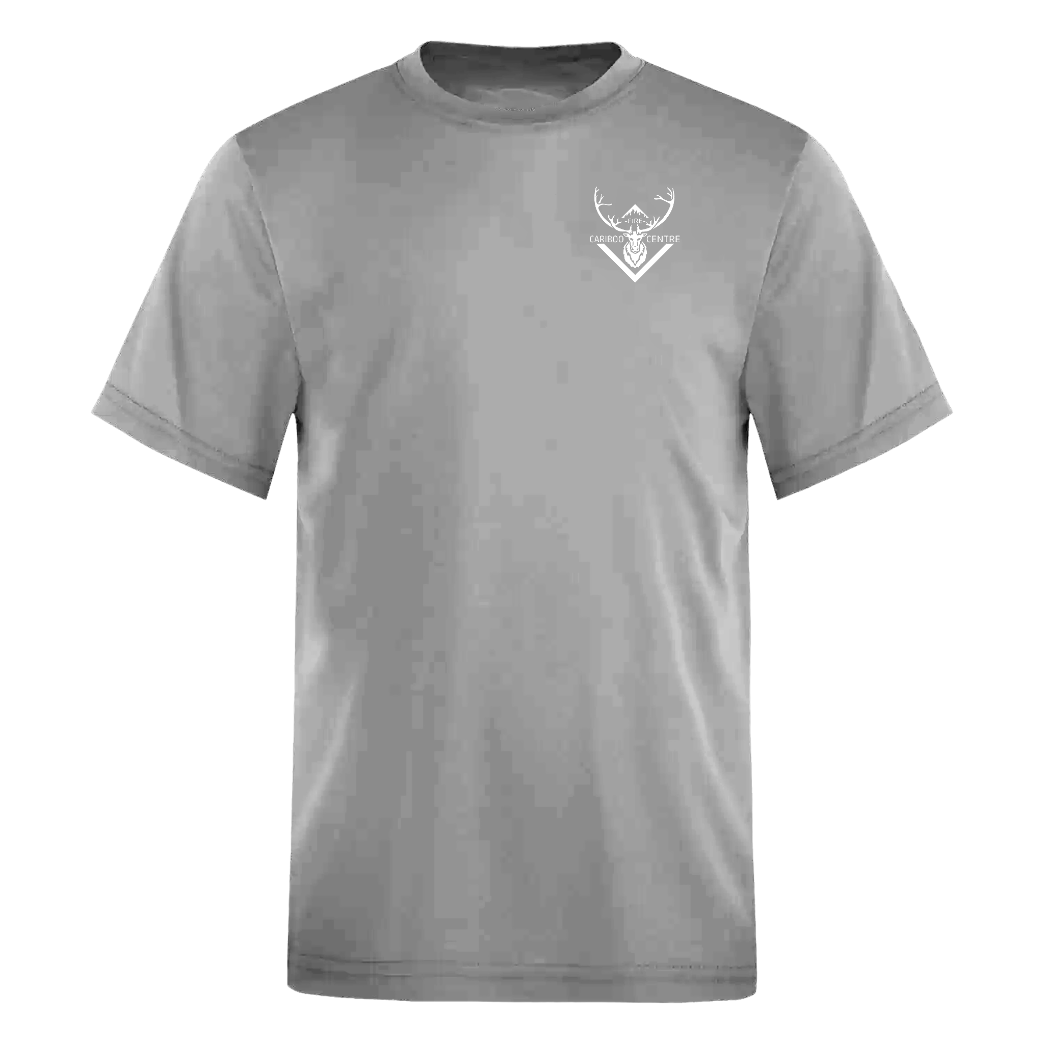 Cariboo Fire Centre T-Shirt - Front - Adult Unisex Sizing XS-4XL- Grey