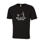 Bad Sign Novelty T-Shirt - Adult Unisex Sizing XS-4XL - Black