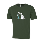 Toilet Humor Novelty T-Shirt - Adult Unisex Sizing XS-4XL - Forrest Green