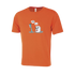 Toilet Humor Novelty T-Shirt - Adult Unisex Sizing XS-4XL - Orange