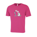 Toilet Humor Novelty T-Shirt - Adult Unisex Sizing XS-4XL - Pink