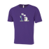 Toilet Humor Novelty T-Shirt - Adult Unisex Sizing XS-4XL - Purple