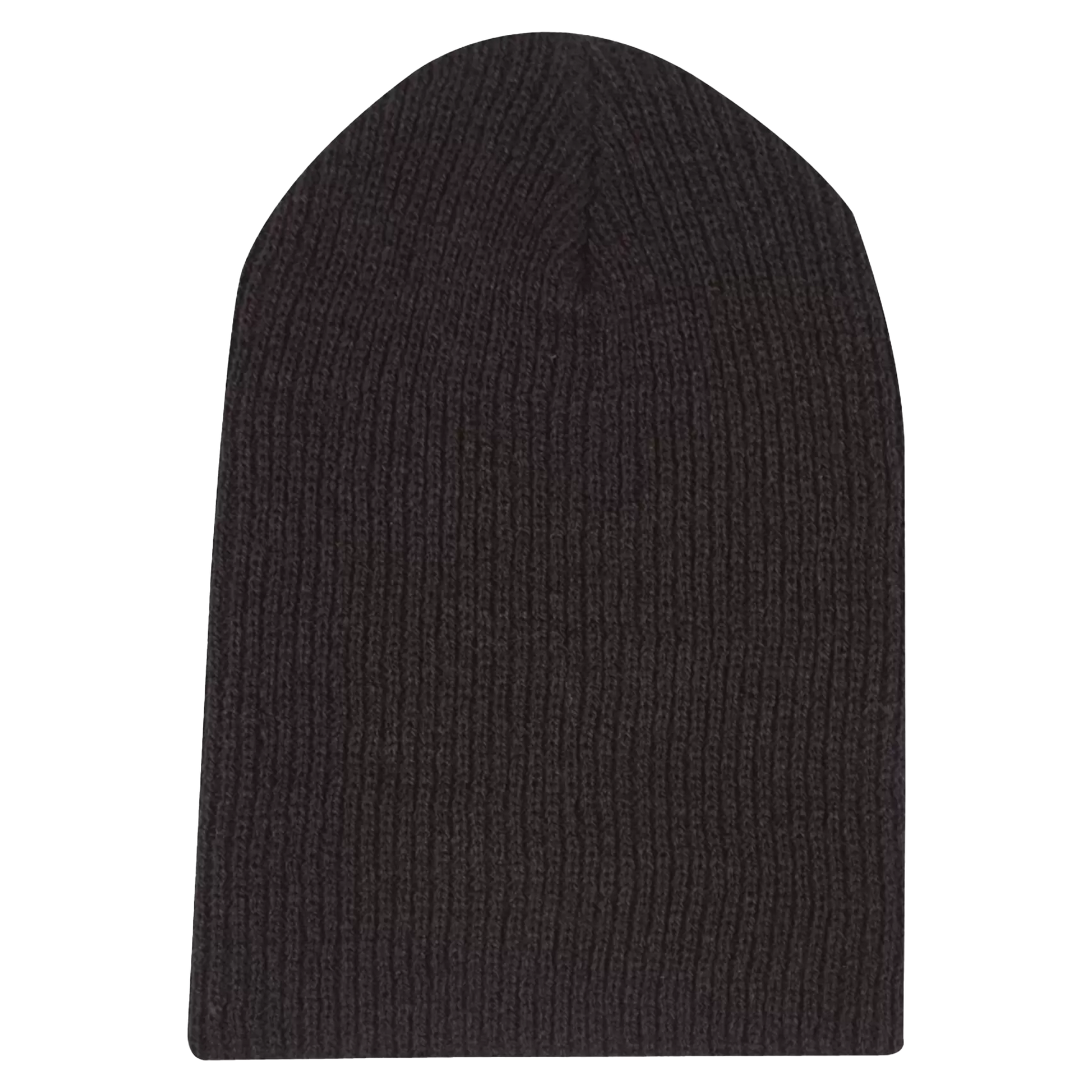 ATC Everyday Rib Knit Slouch Beanie - Adult Unisex One Size Fits All - Black
