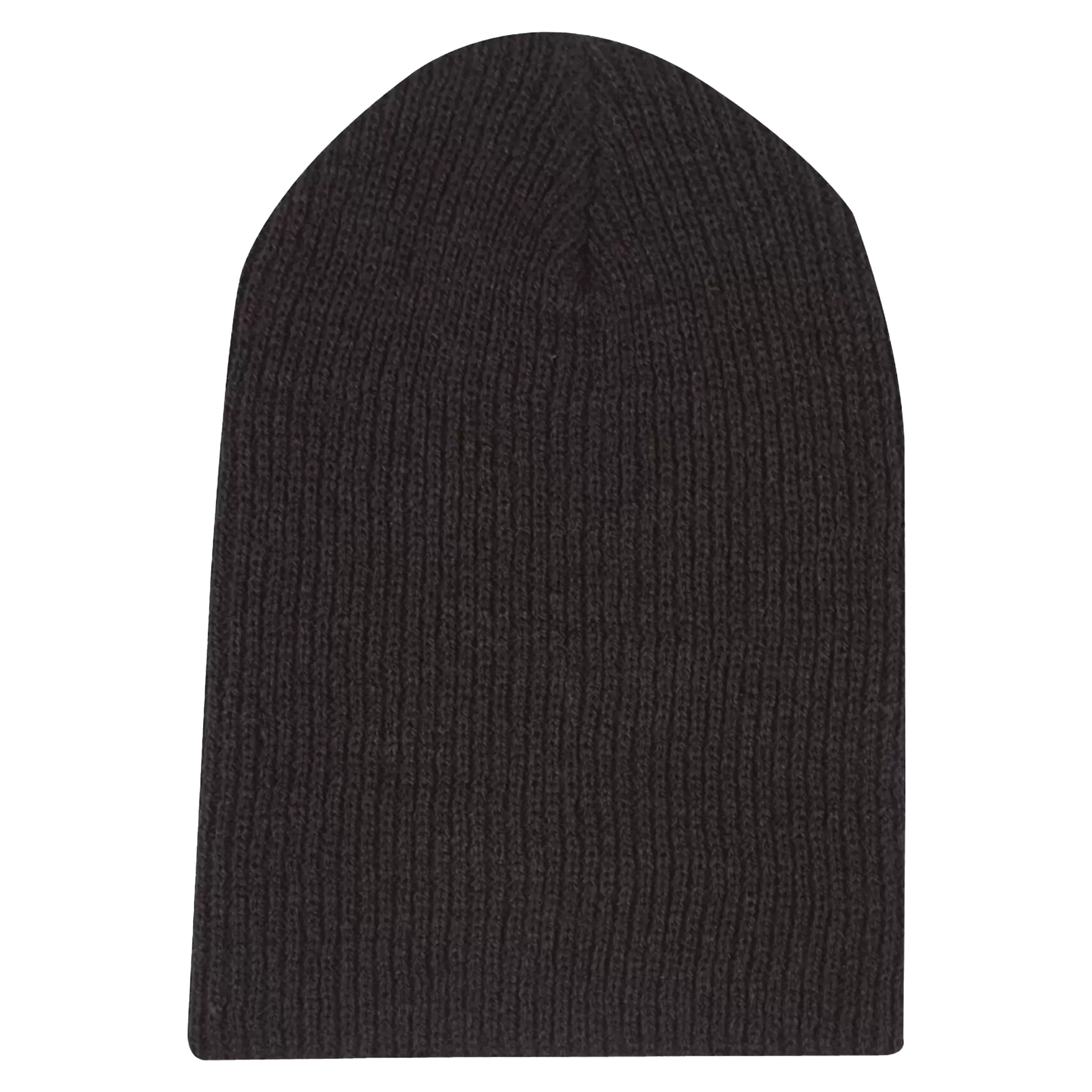 ATC Everyday Rib Knit Slouch Beanie - Adult Unisex One Size Fits All - Black