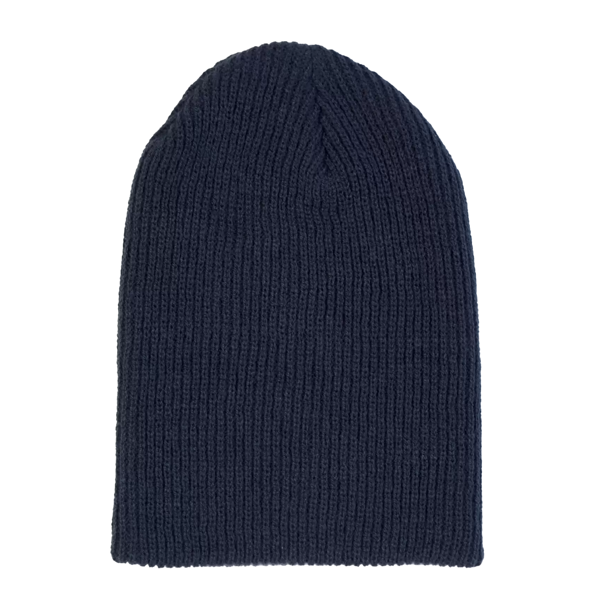 ATC Everyday Rib Knit Slouch Beanie - Adult Unisex One Size Fits All - Navy