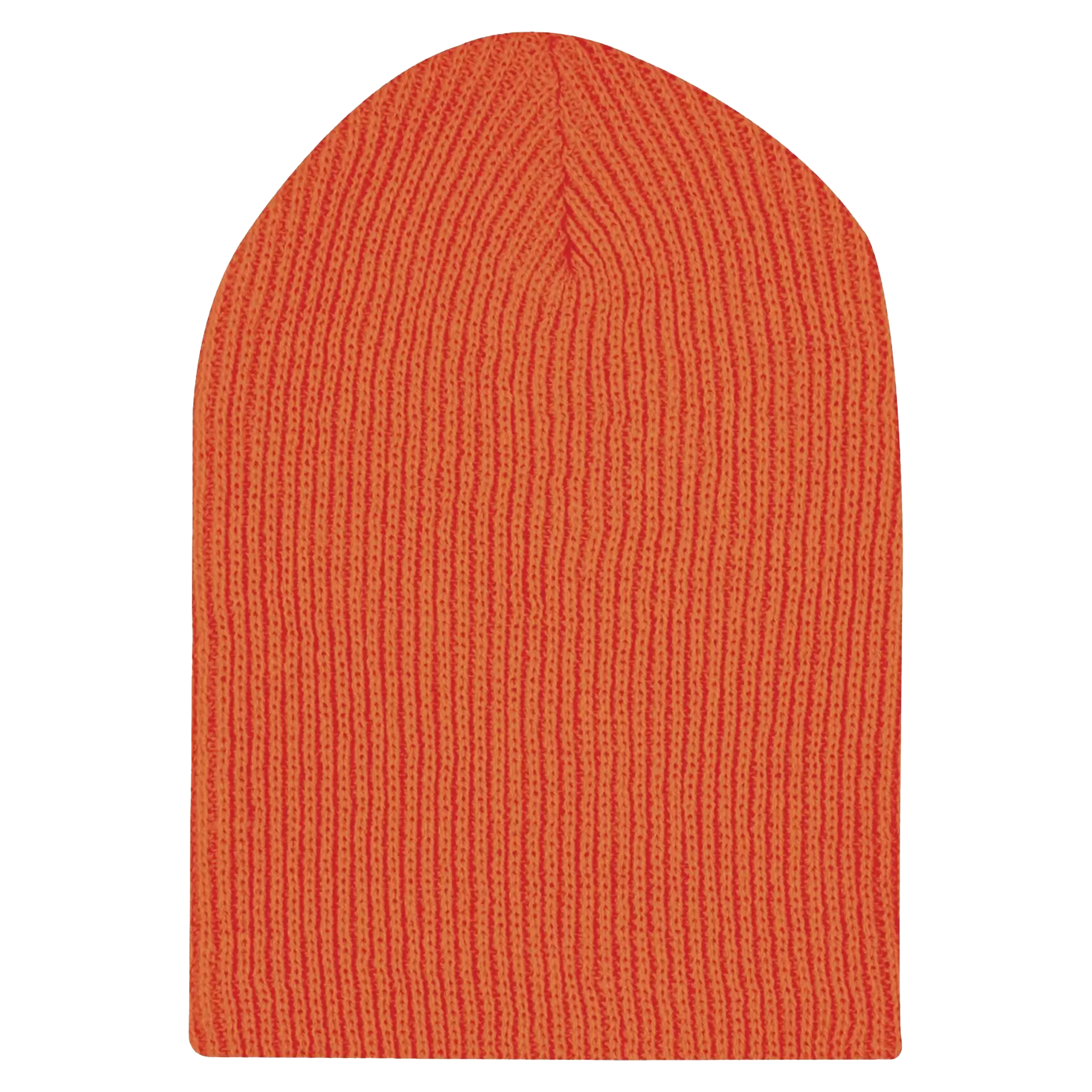 ATC Everyday Rib Knit Slouch Beanie - Adult Unisex One Size Fits All - Orange