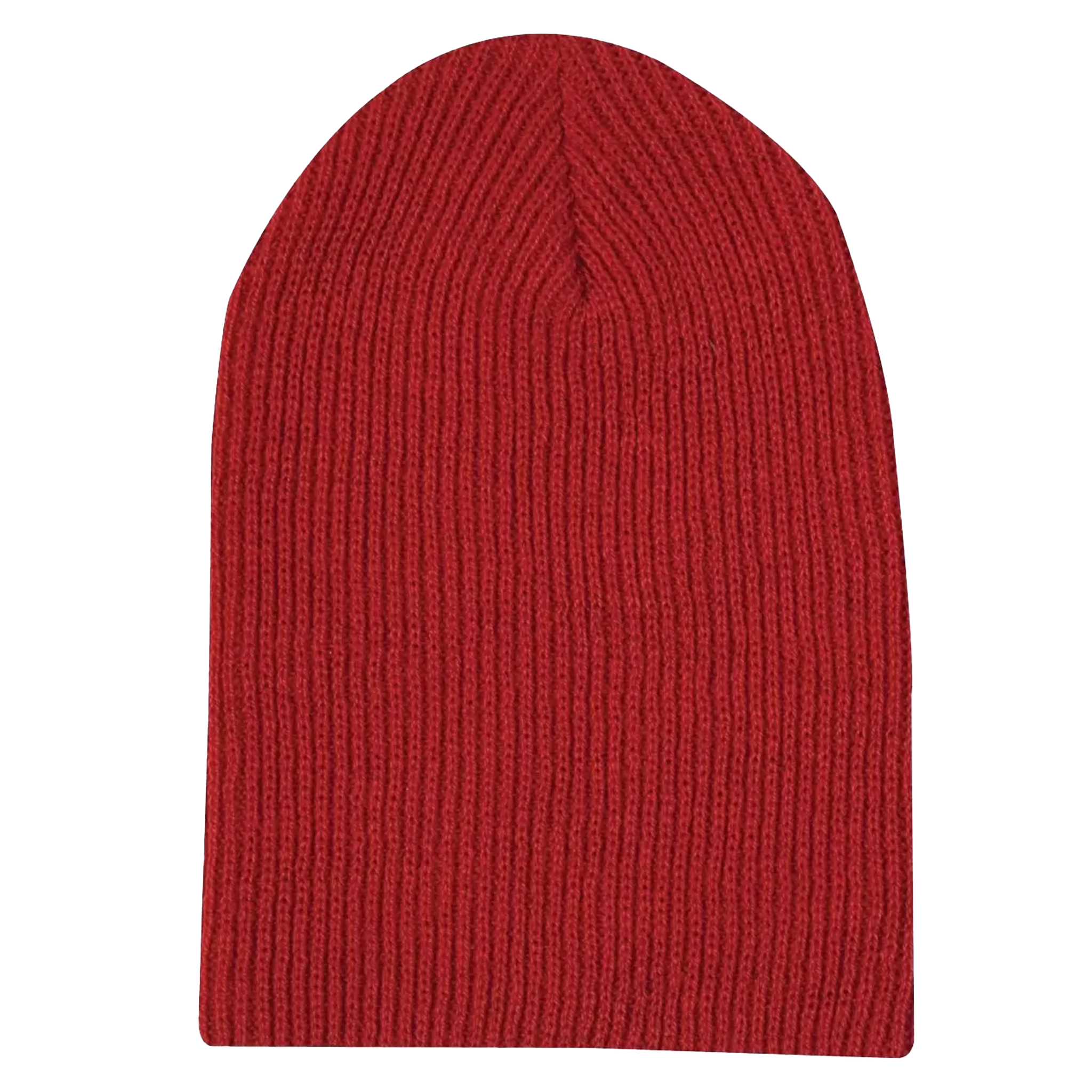 ATC Everyday Rib Knit Slouch Beanie - Adult Unisex One Size Fits All - Red