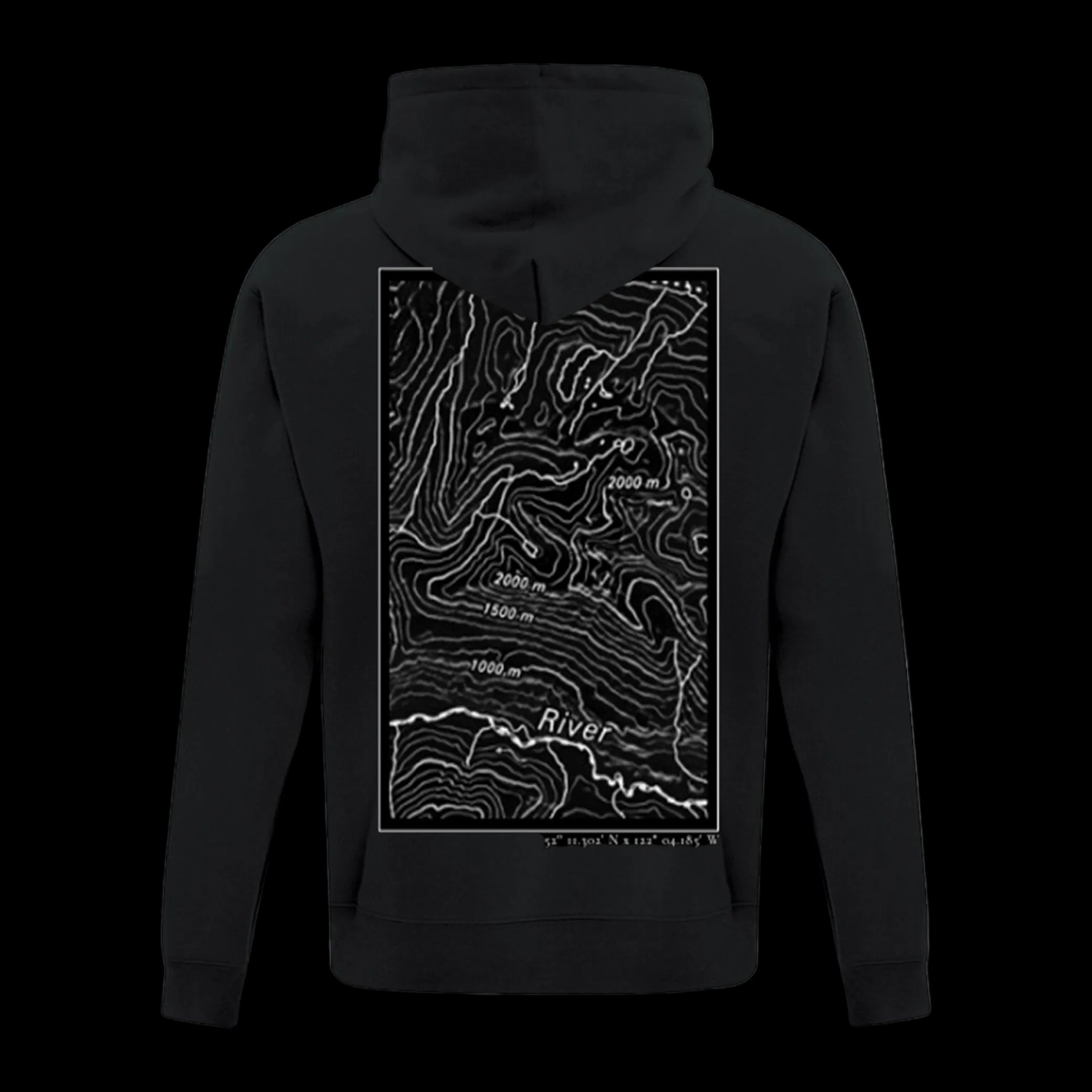 Cariboo Fire Centre MAP Hoodie - Adult Unisex - Black