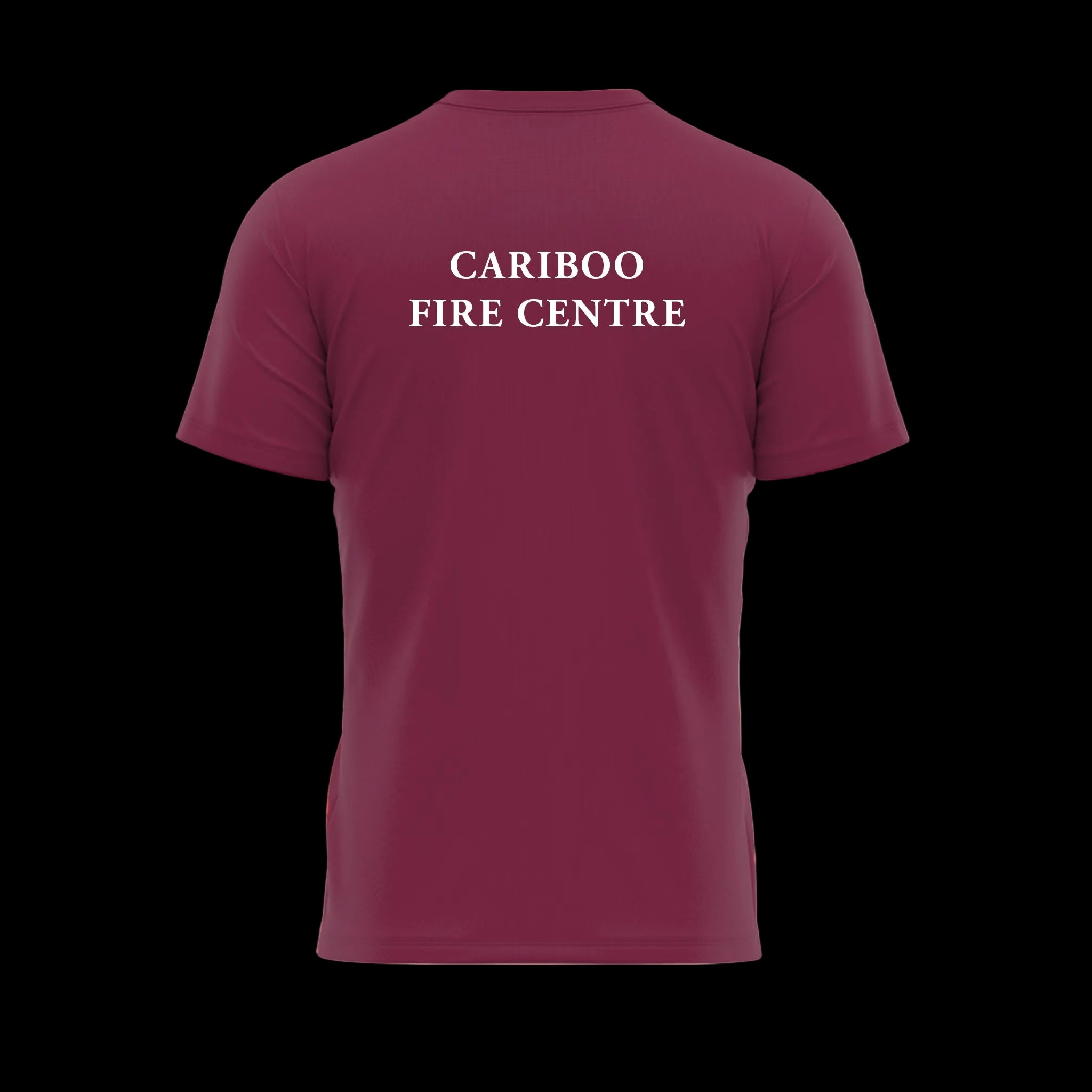 Cariboo Fire Centre T-Shirt - Adult Unisex - Cardinal Heather