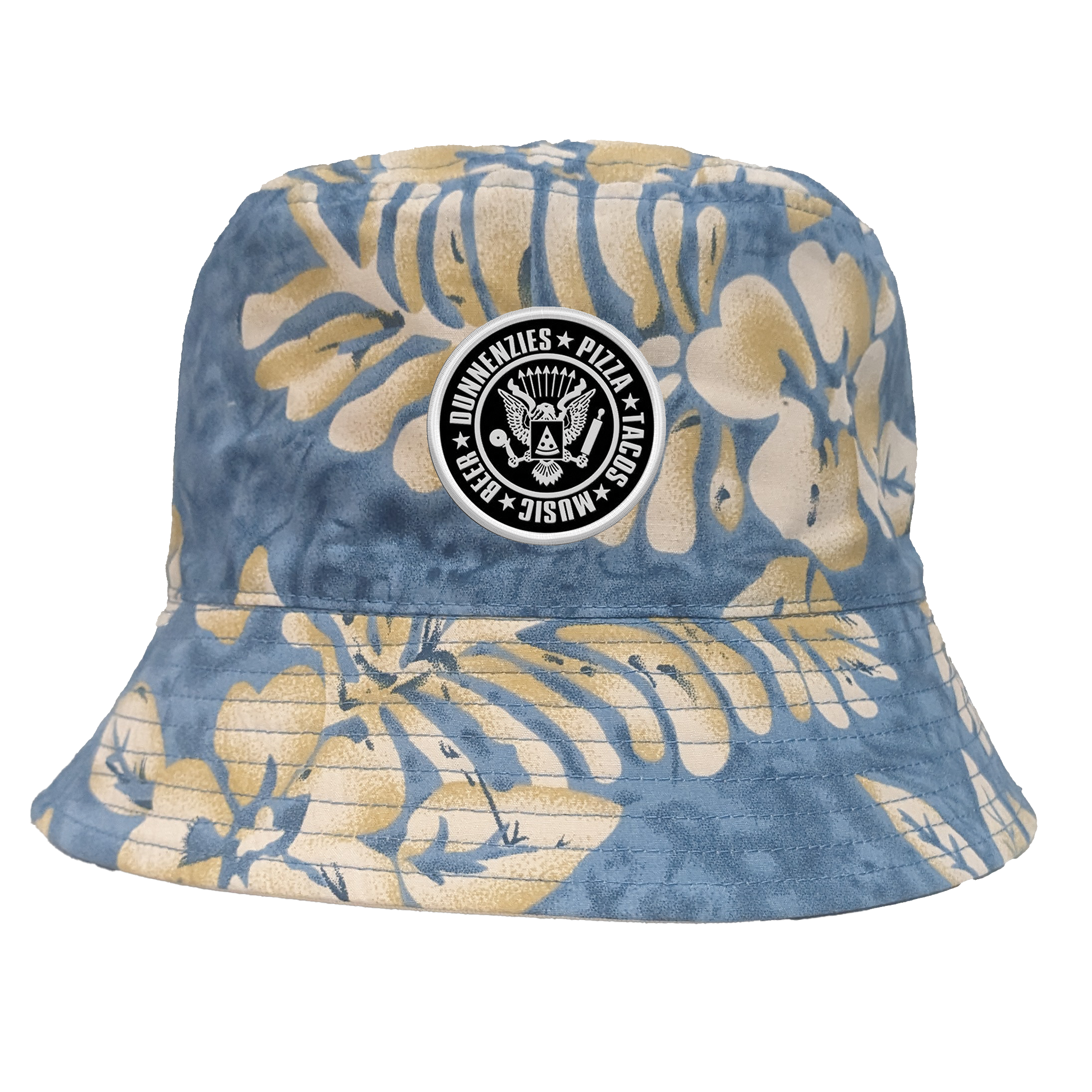 Dunnenzies Bucket Hat - Adult Unisex One Size Fits All - Floral Reversible