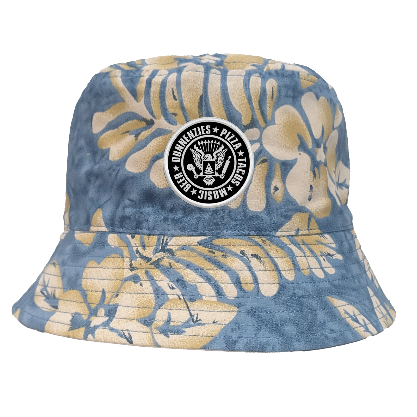 Dunnenzies Bucket Hat - Adult Unisex One Size Fits All - Floral Reversible