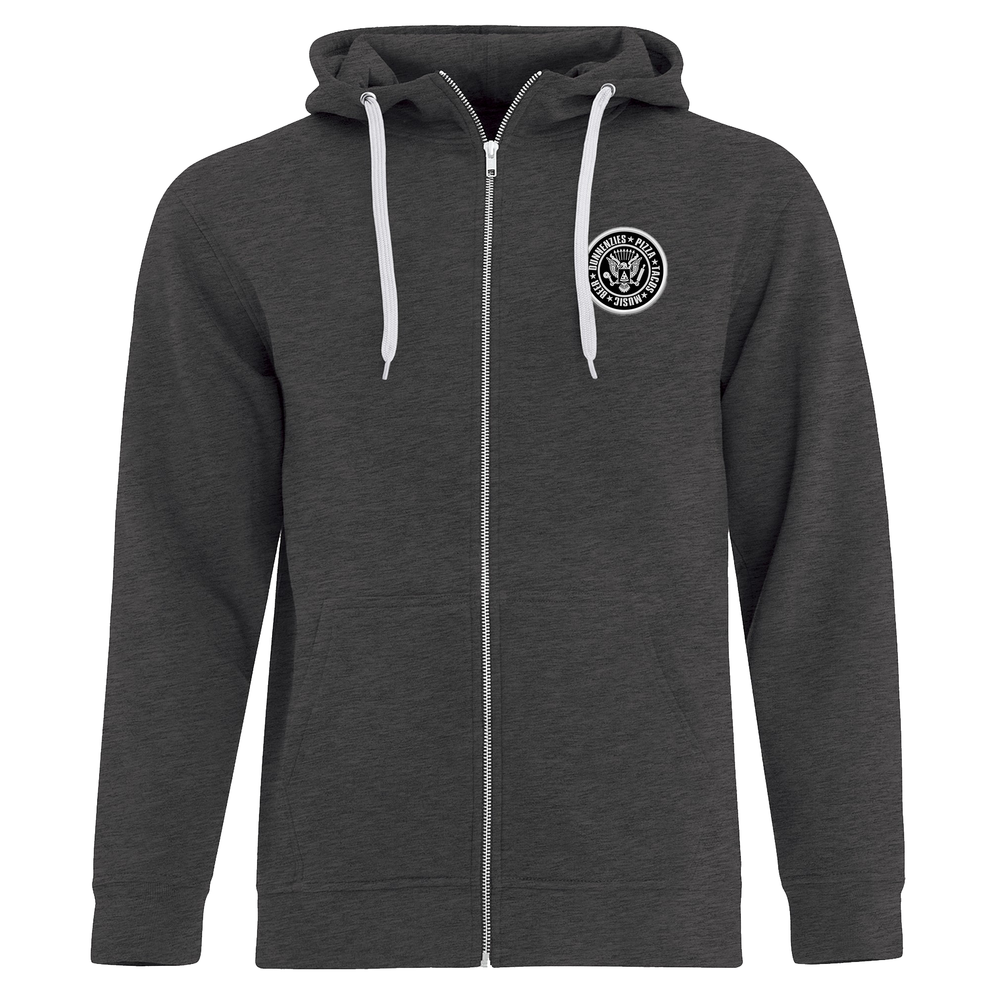 Dunnenzies ATC Esactive Fullzip Hoodie - Unisex Sizing XS-4XL - Charcoal