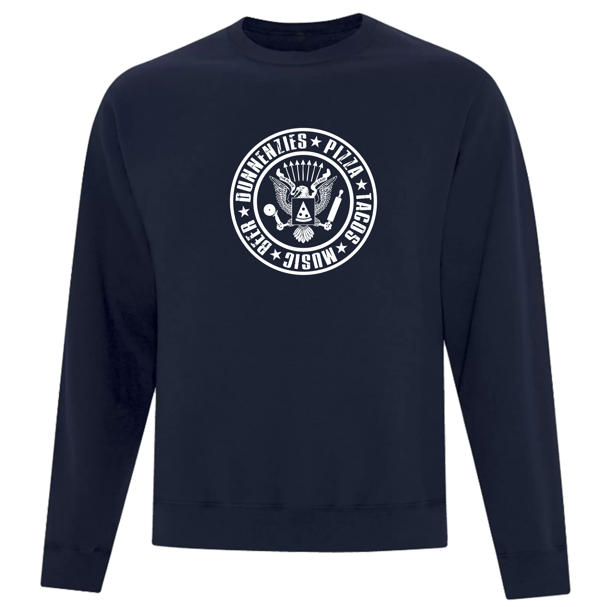 Dunnenzies Reflections Apparel Crewneck Sweater - Unisex Sizing XS-4XL - Navy