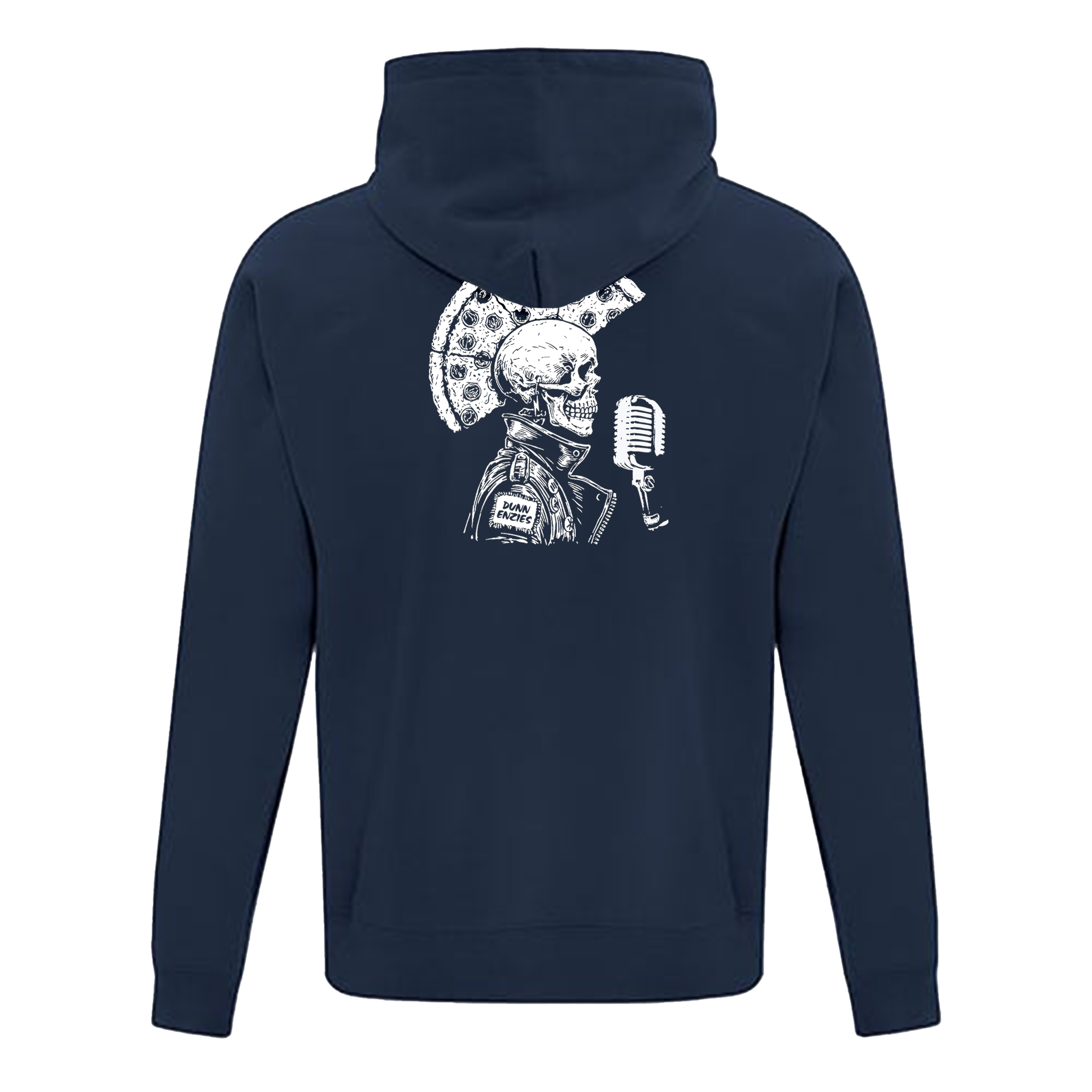 Dunnenzies ATC Esactive Fullzip Hooded Sweatshirt - Back - Unisex Sizing XS-4XL - Navy