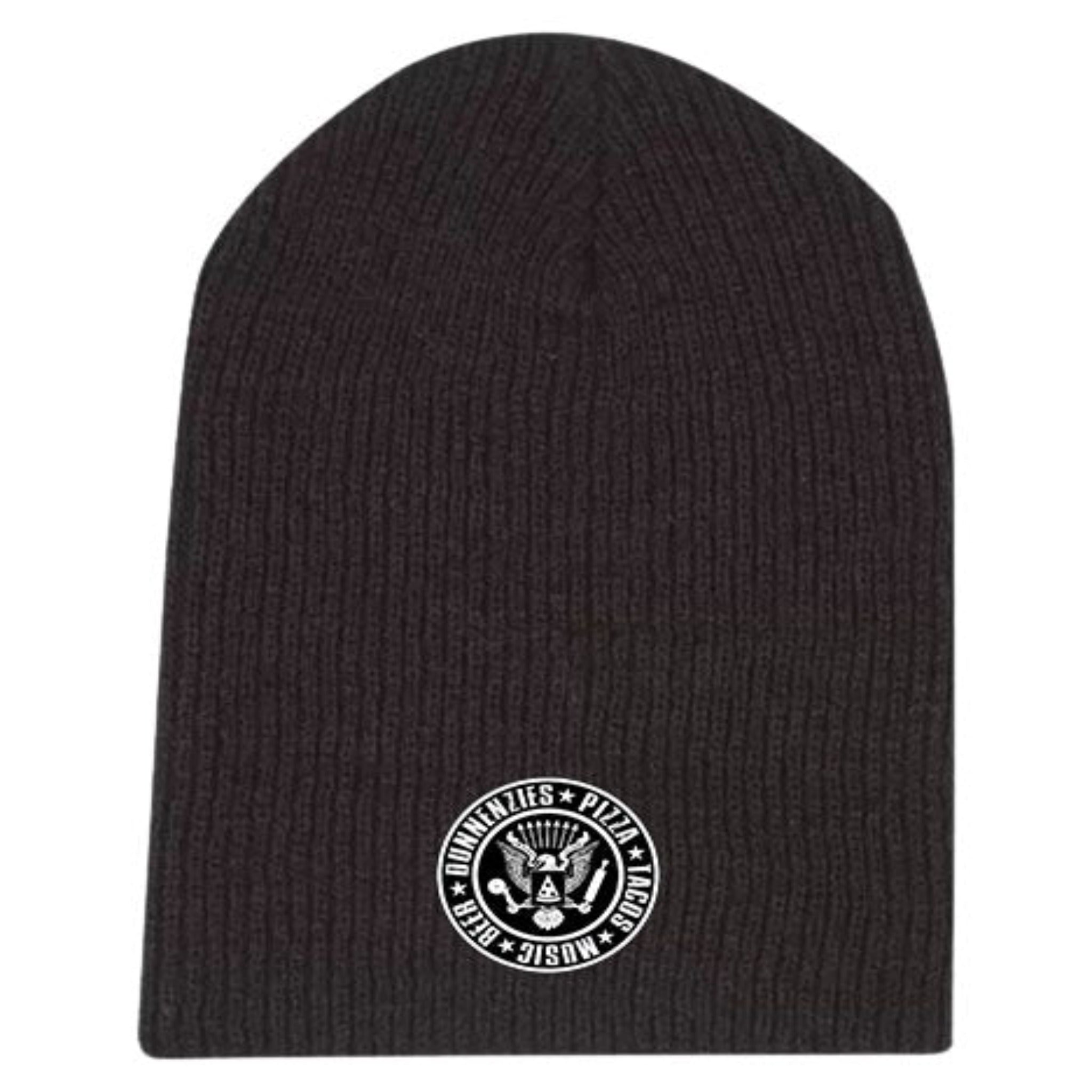 Dunnenzies Slouch Beanie - Adult Unisex  One Size Fits Most - Black