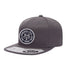 Dunnenzies Flexfit Snapback Hat - Adult Unisex One Size Fits All - Dark Grey