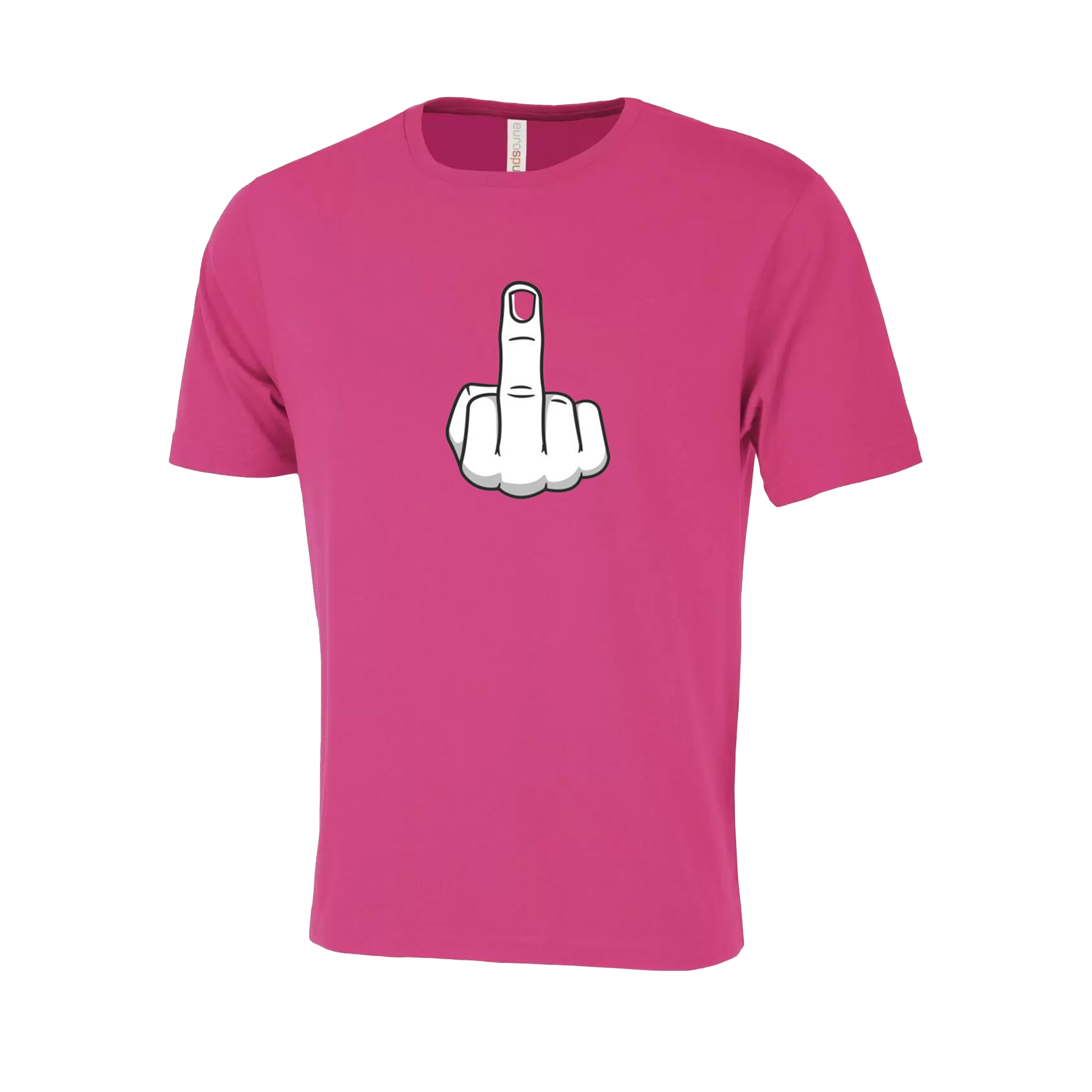 Flip Off Novelty T-Shirt - Adult Unisex Sizing XS-4XL - Pink