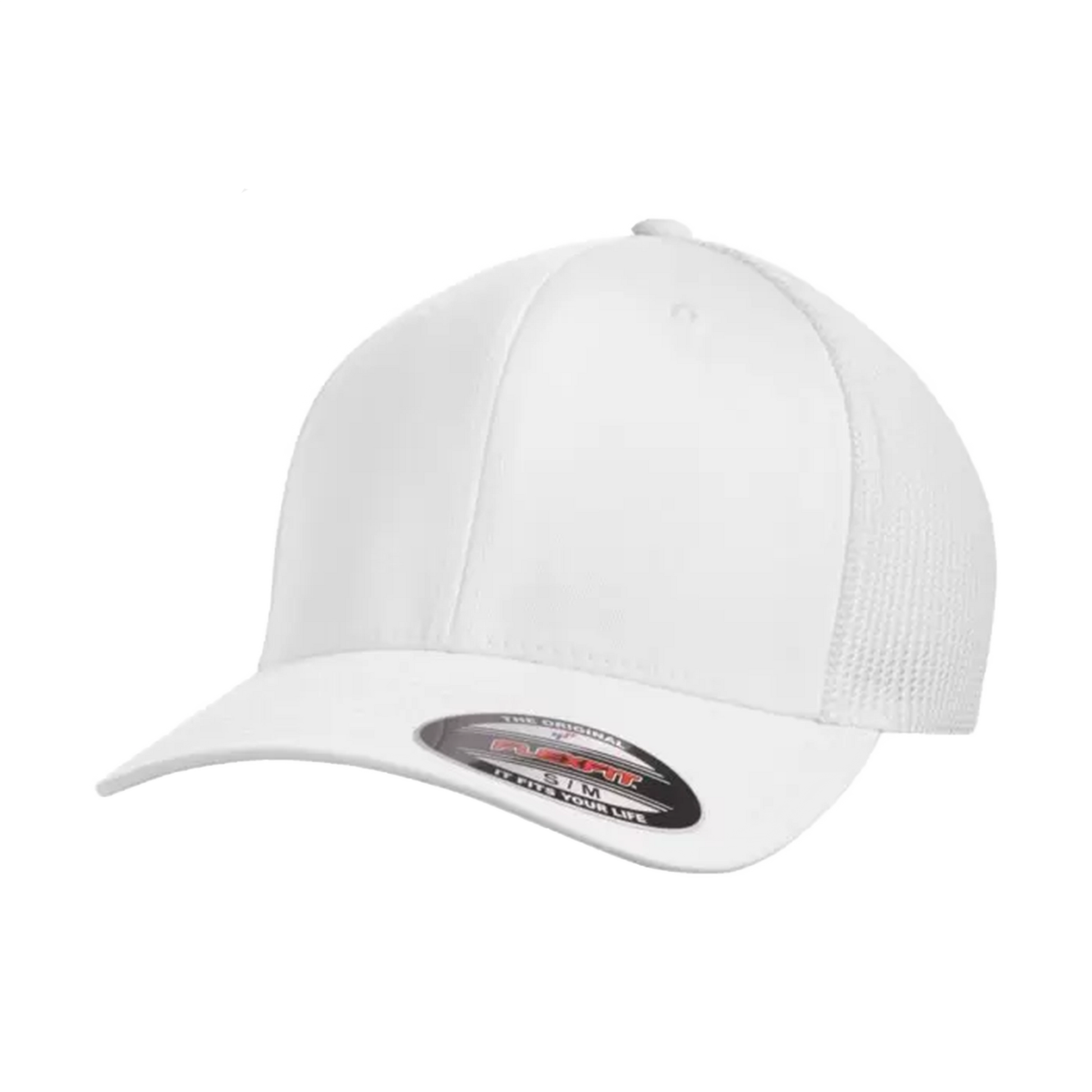 ATC Flexfit Trucker Mesh Cap - Adult Unisex Sizing S-M / L-XL - White